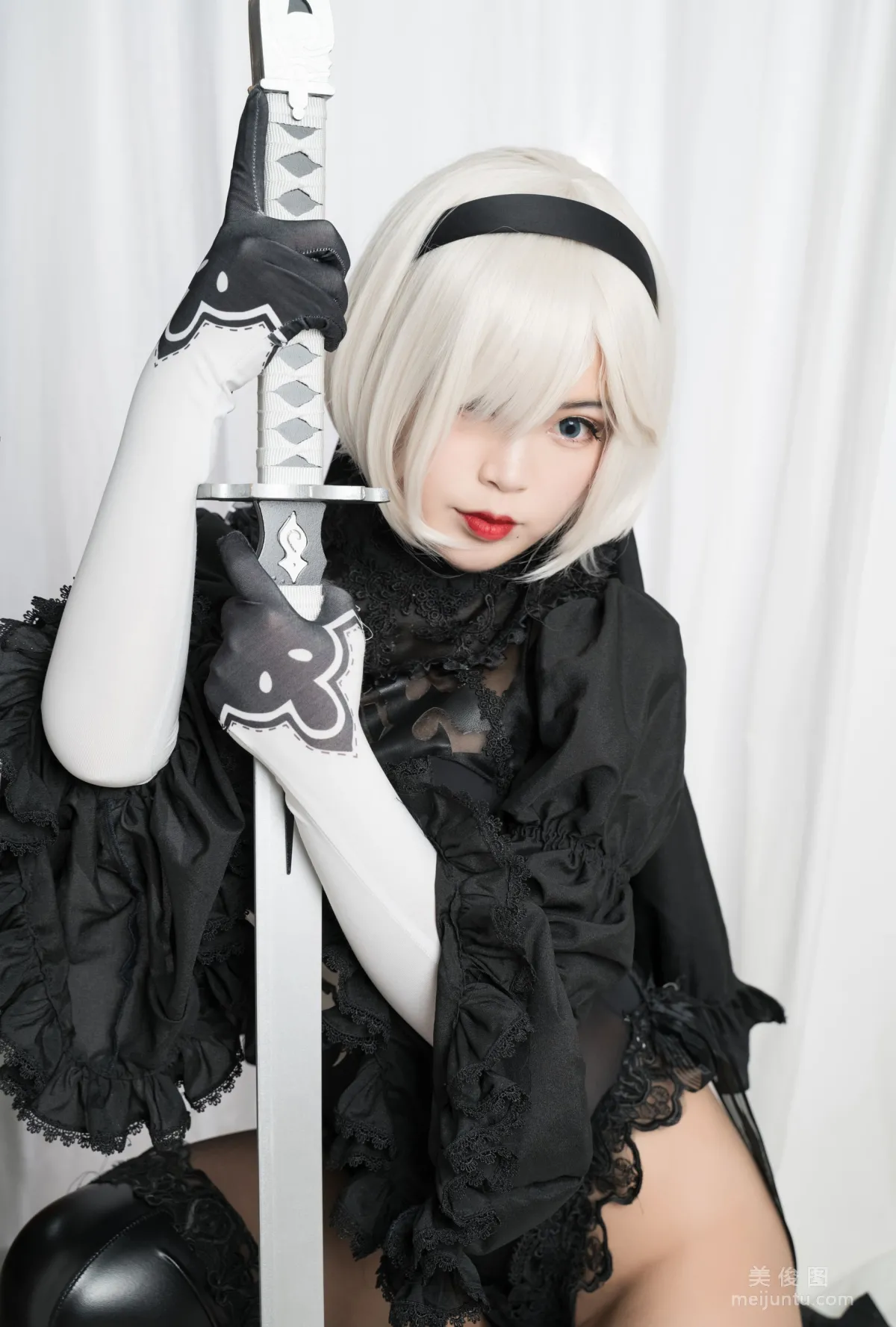 [美女Coser] -白烨- 《2b全套》 写真集101