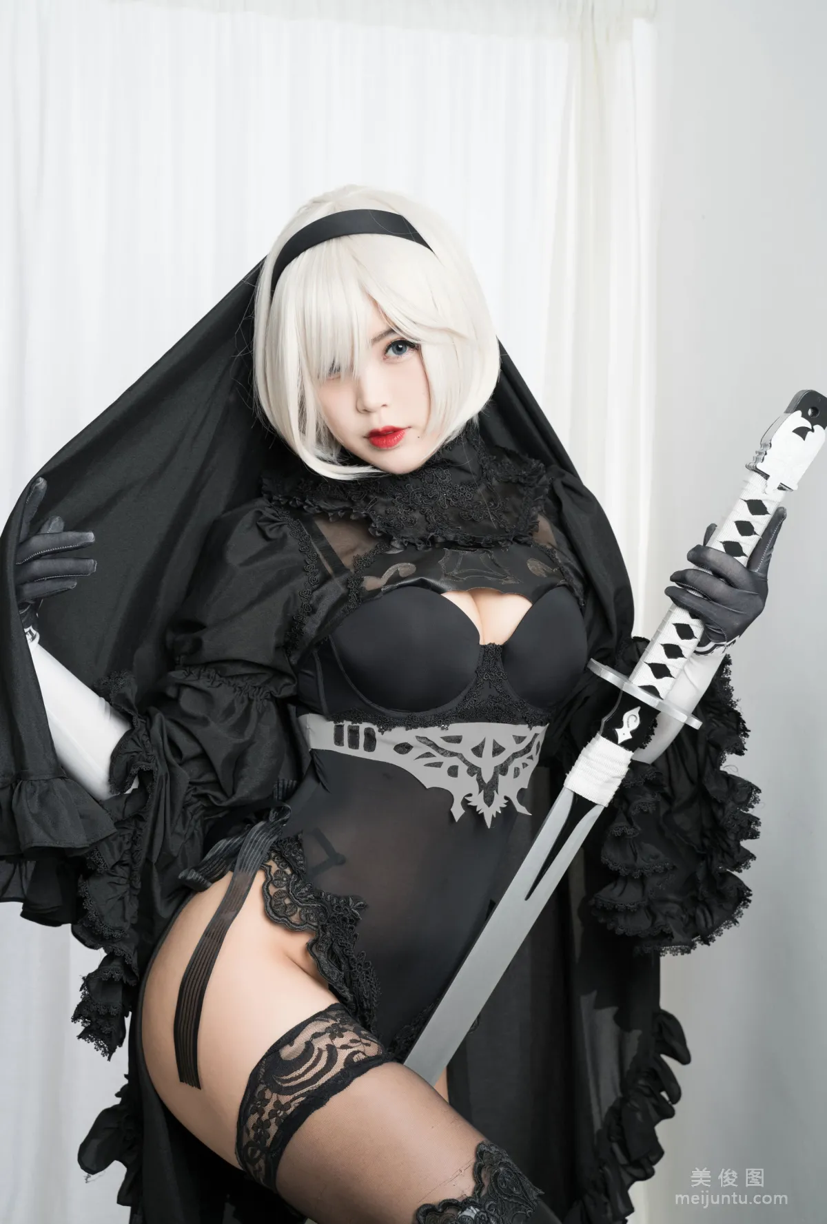 [美女Coser] -白烨- 《2b全套》 写真集70