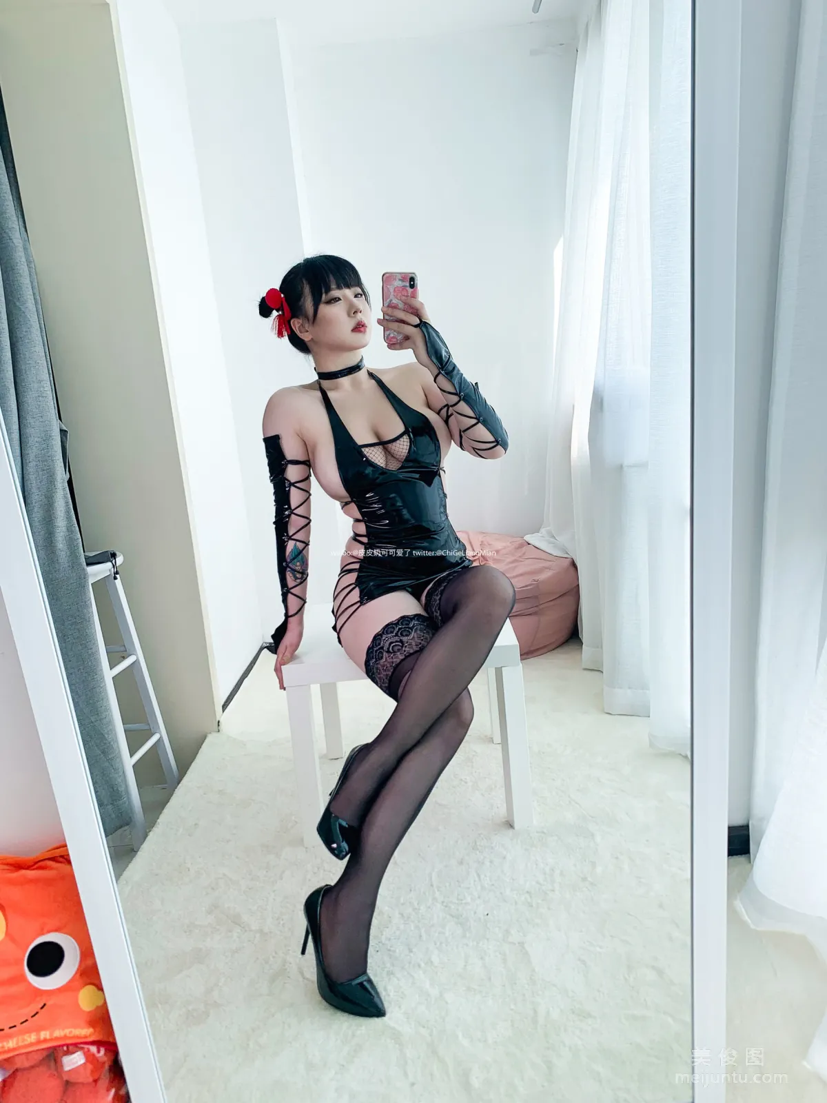 Pipi Naike Keai Lela Ninja Leather Photo Set photo 10