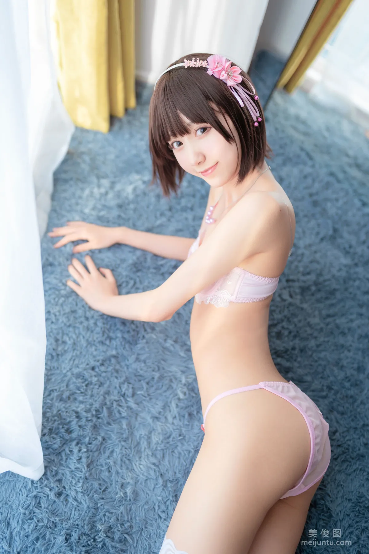 Mu Mianmian OwO, Kato Megumi Underwear Photo Set photo 20