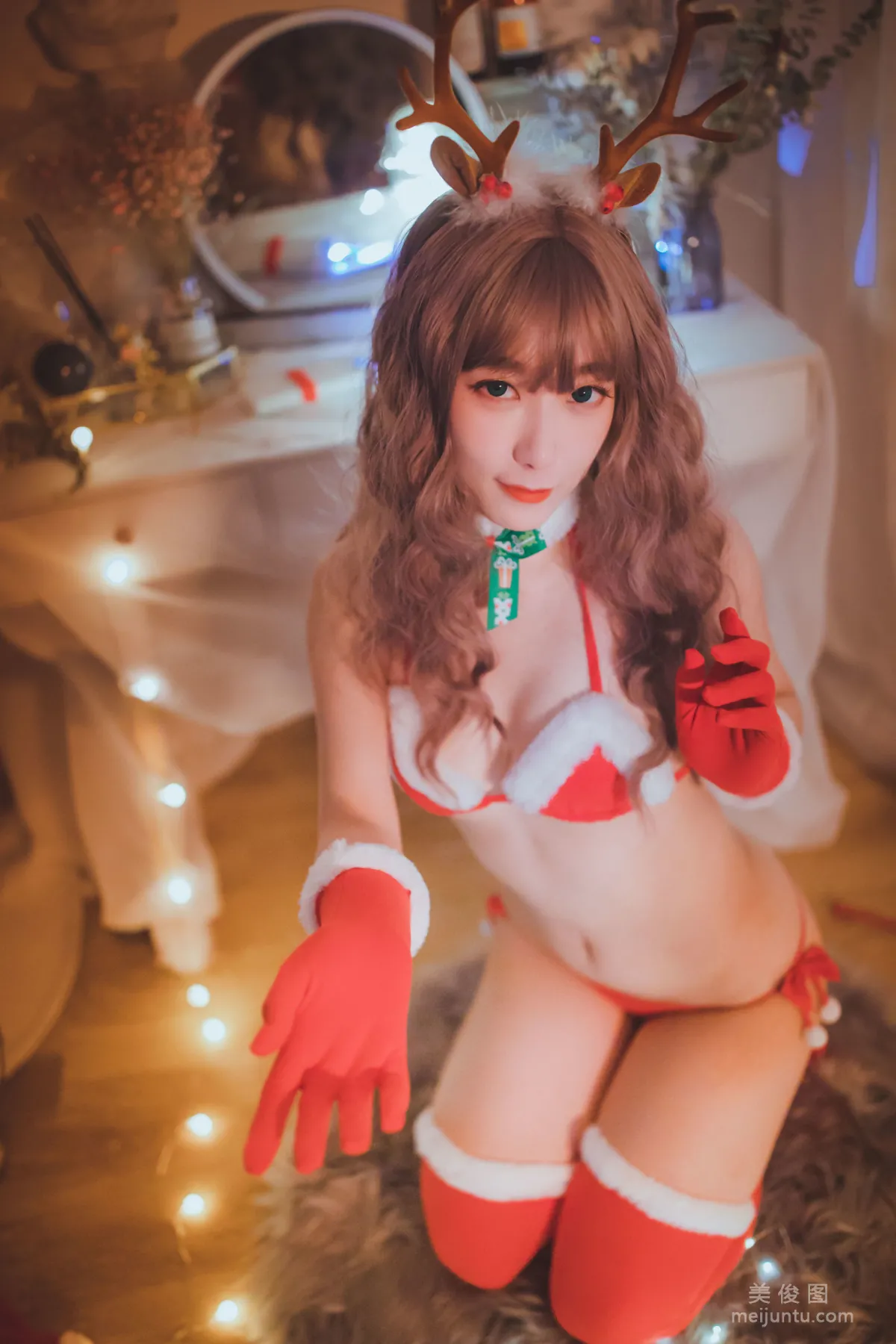 甜糖大魔王g&妖时雨harukaze 《圣诞恋歌双人麋鹿》 写真集2