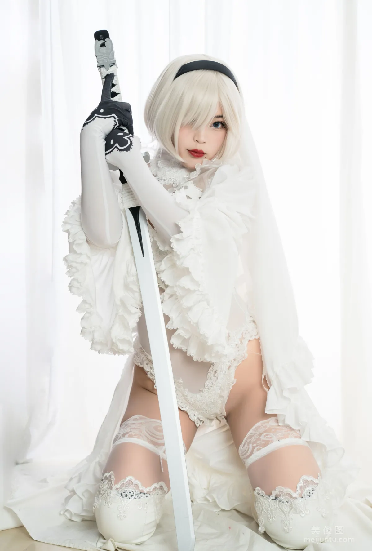 [美女Coser] -白烨- 《2b全套》 写真集46