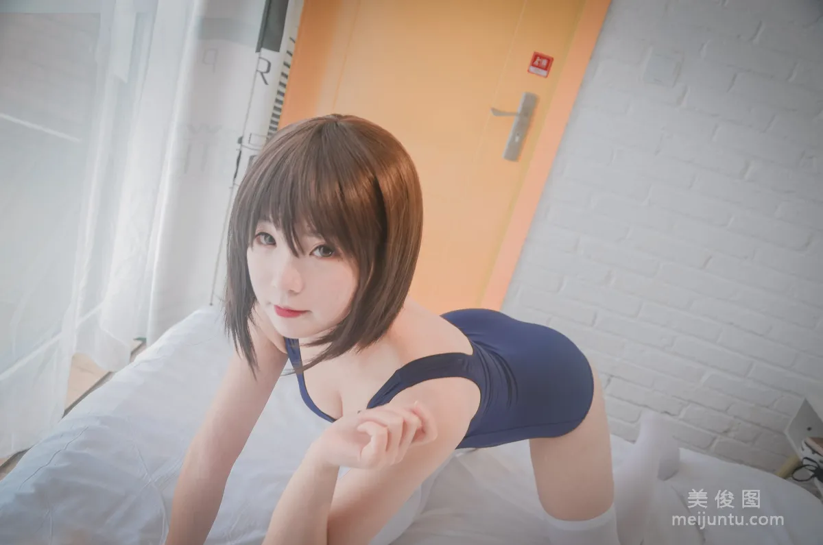 Cute Girl Shi Qingshui, School Swimsuit, Photo Set photo 4