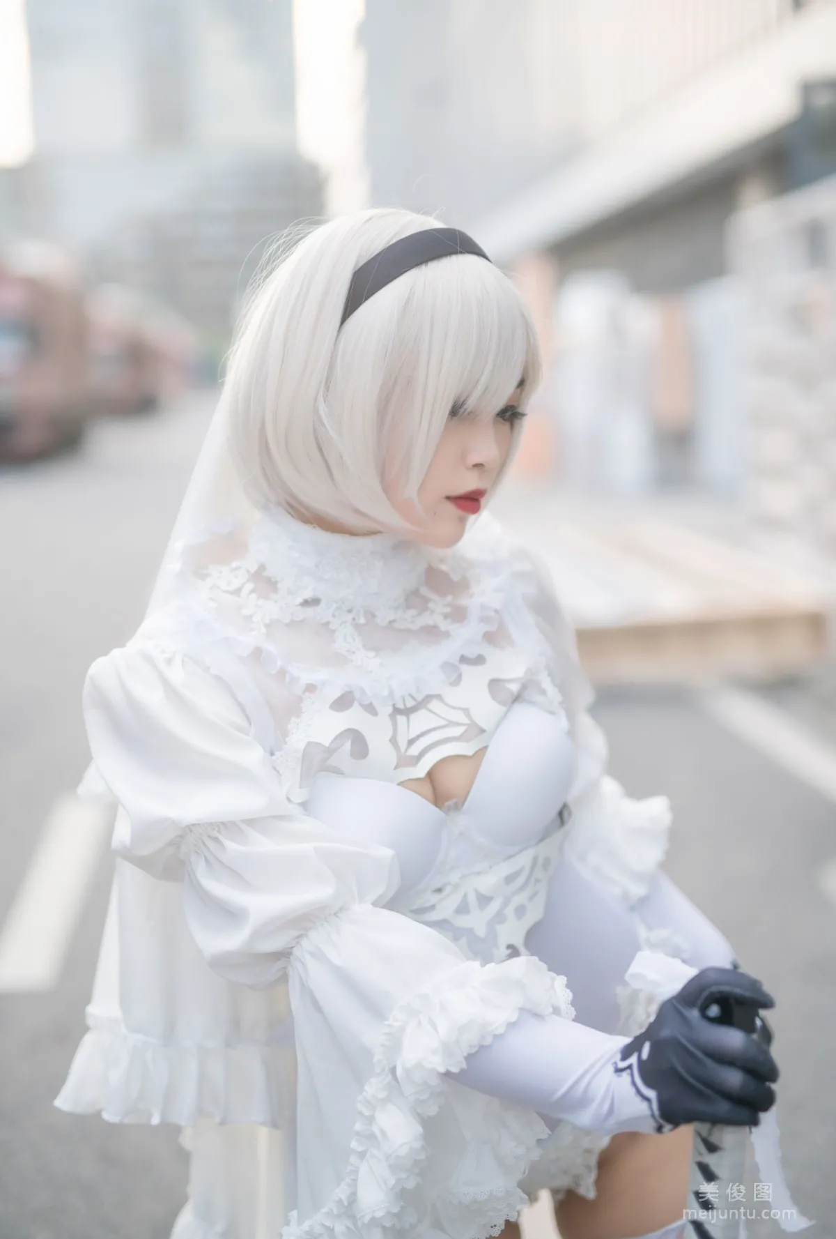 [美女Coser] -白烨- 《2b全套》 写真集114