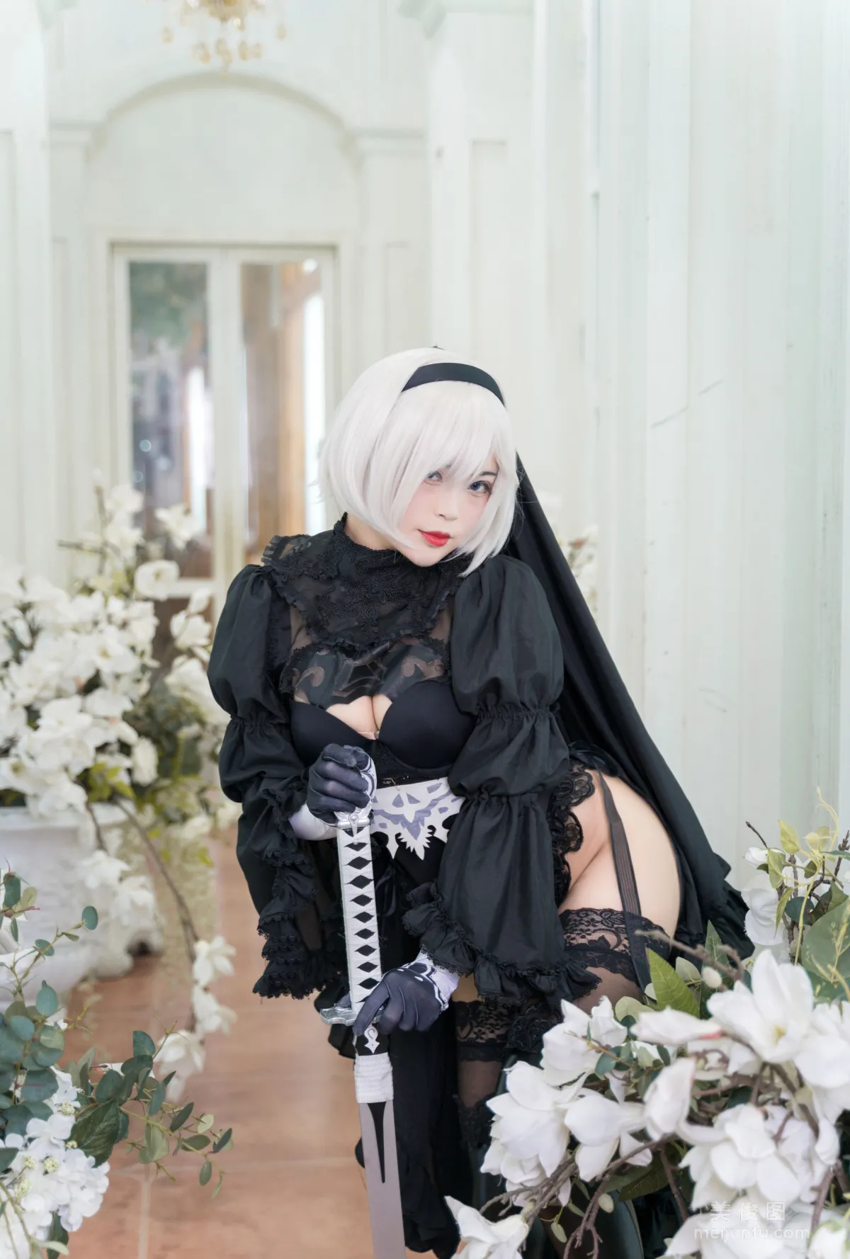 [美女Coser] -白烨- 《2b全套》 写真集13