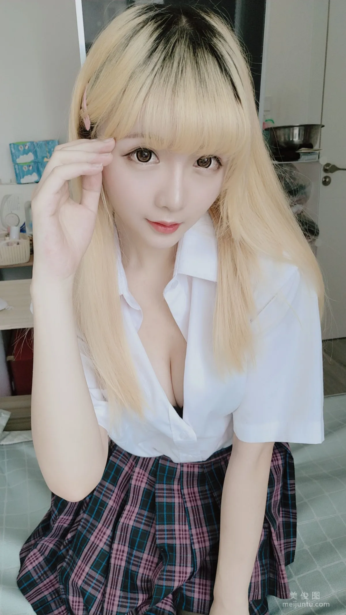 Xingzhi Chichi, JK Plaid Skirt Photo Set photo 38