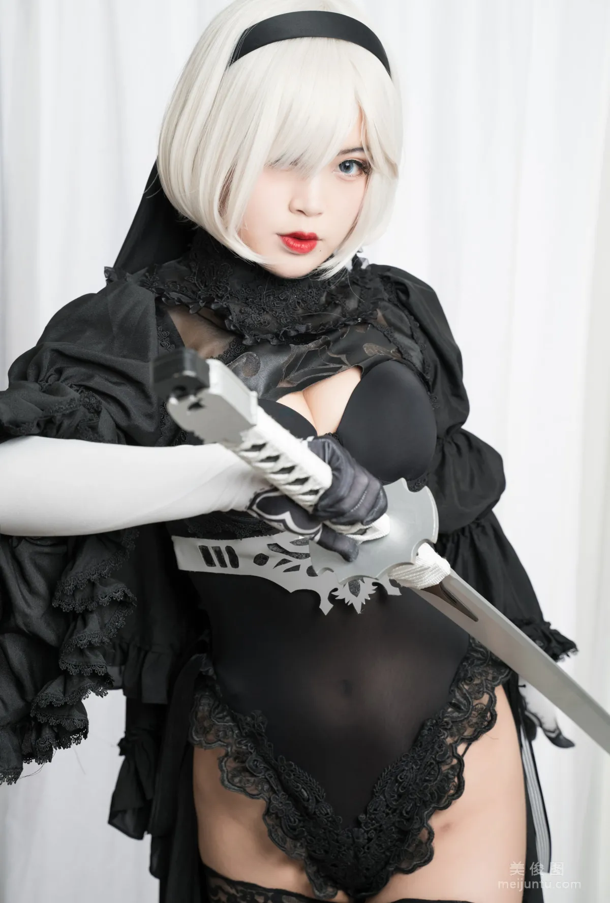 [美女Coser] -白烨- 《2b全套》 写真集75