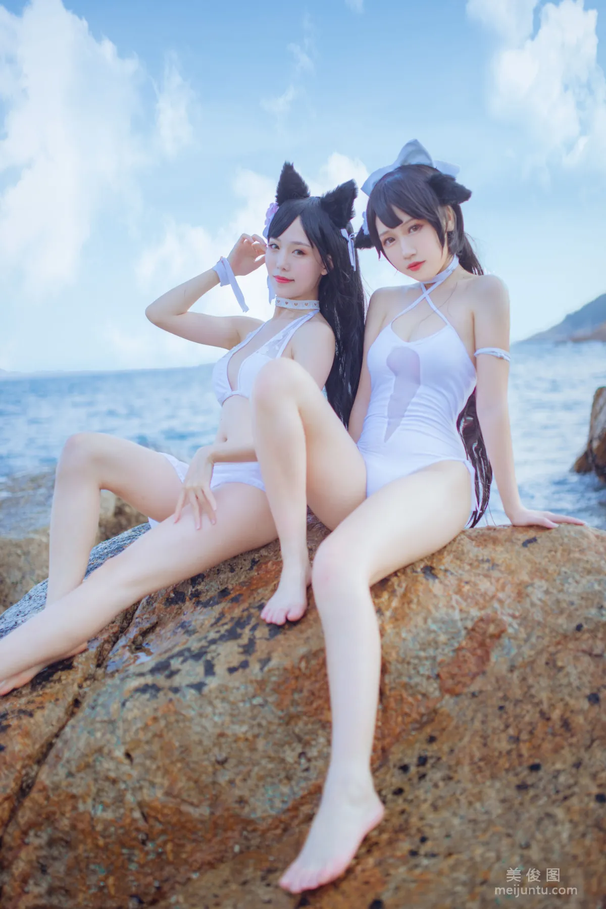 Douniang Lishi x Bu Daimao, Mastiff Beach Swimwear Photo Set photo 2
