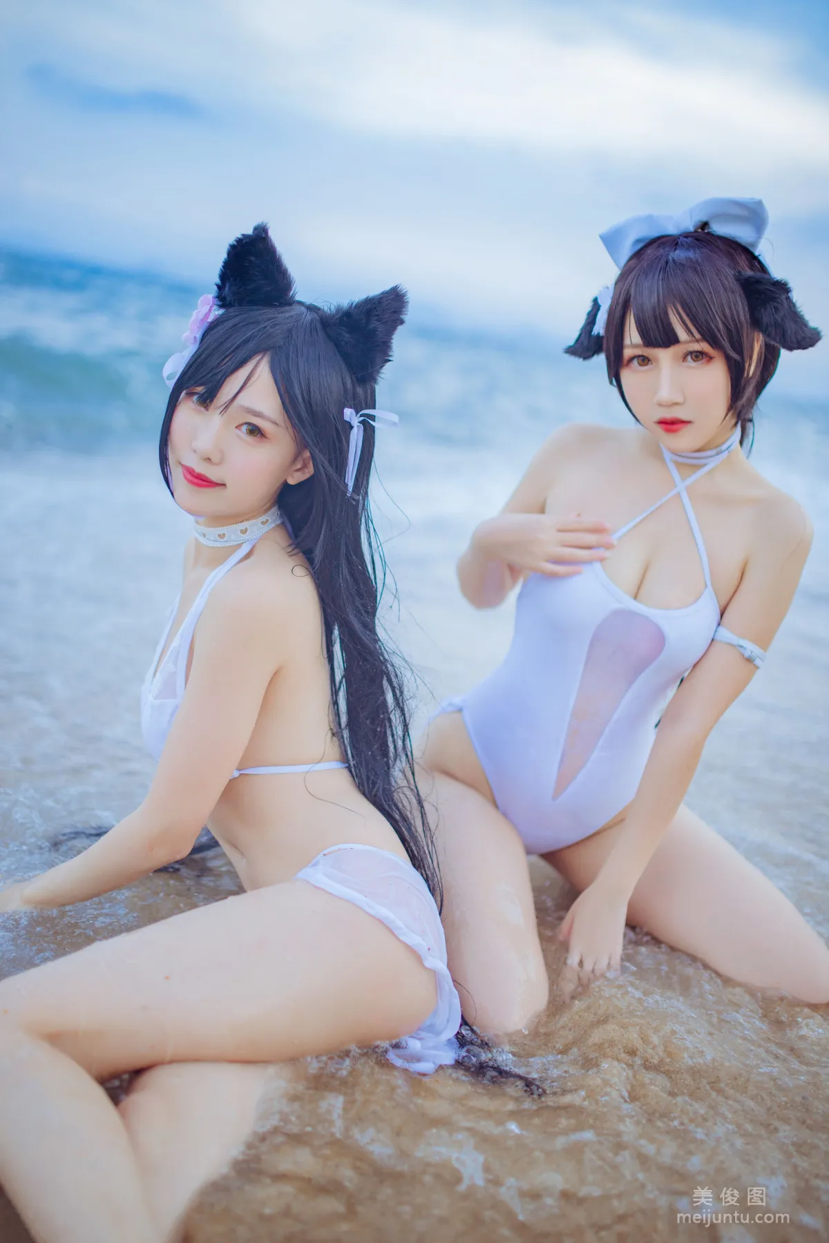 Douniang Lishi x Bu Daimao, Mastiff Beach Swimwear Photo Set photo 32