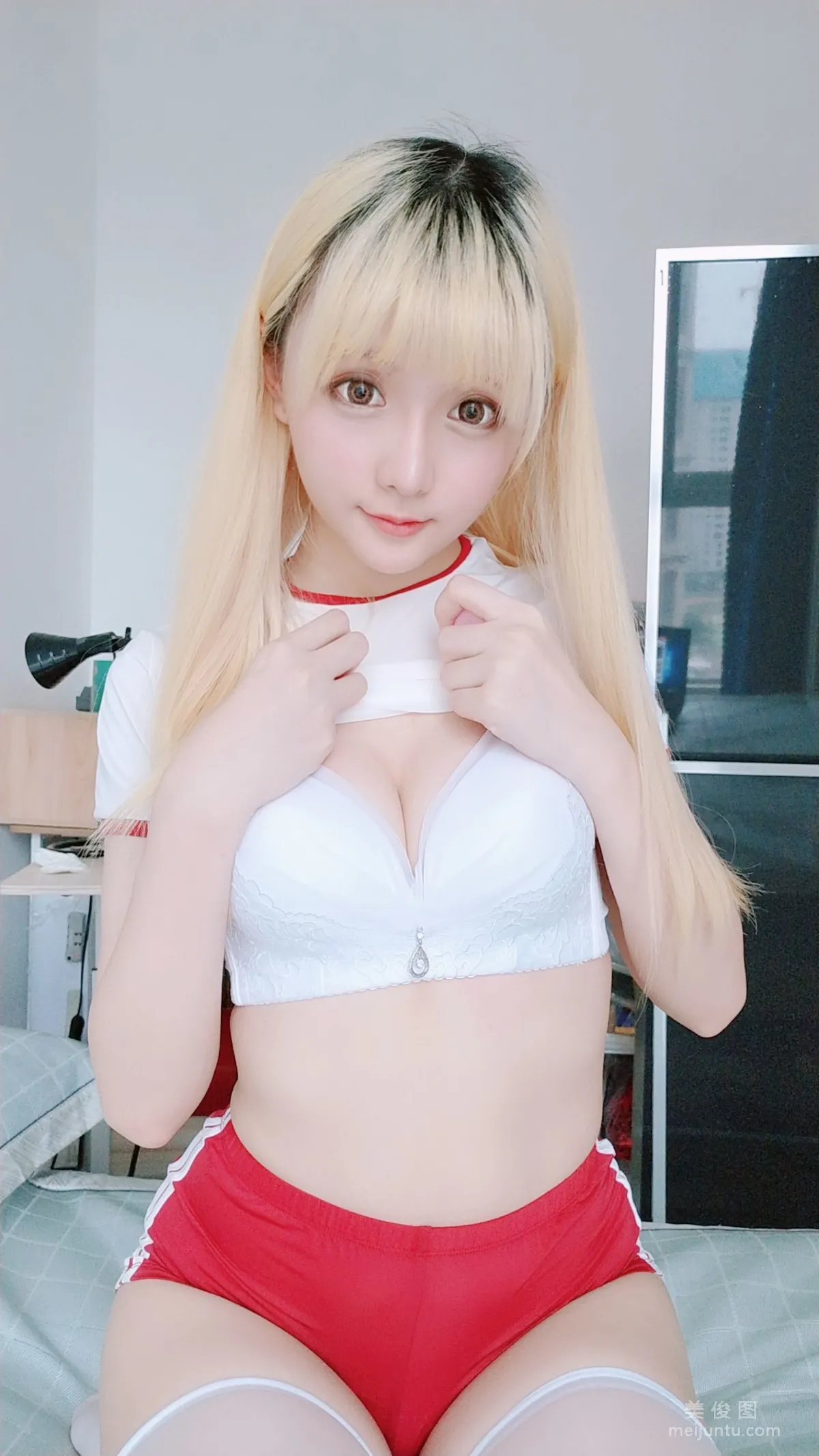 [Web Idols Coser] Xingzhi Chichi, Gymnastics Suit Photo Set photo 49