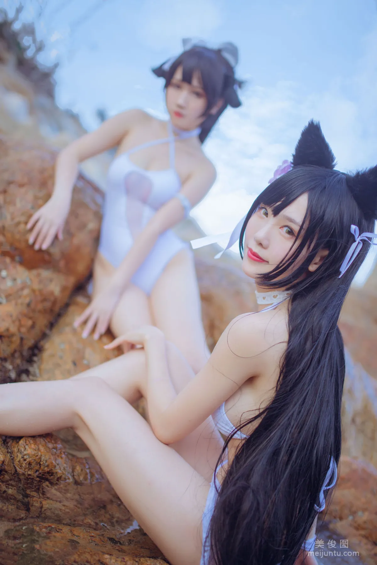 Douniang Lishi x Bu Daimao, Mastiff Beach Swimwear Photo Set photo 23