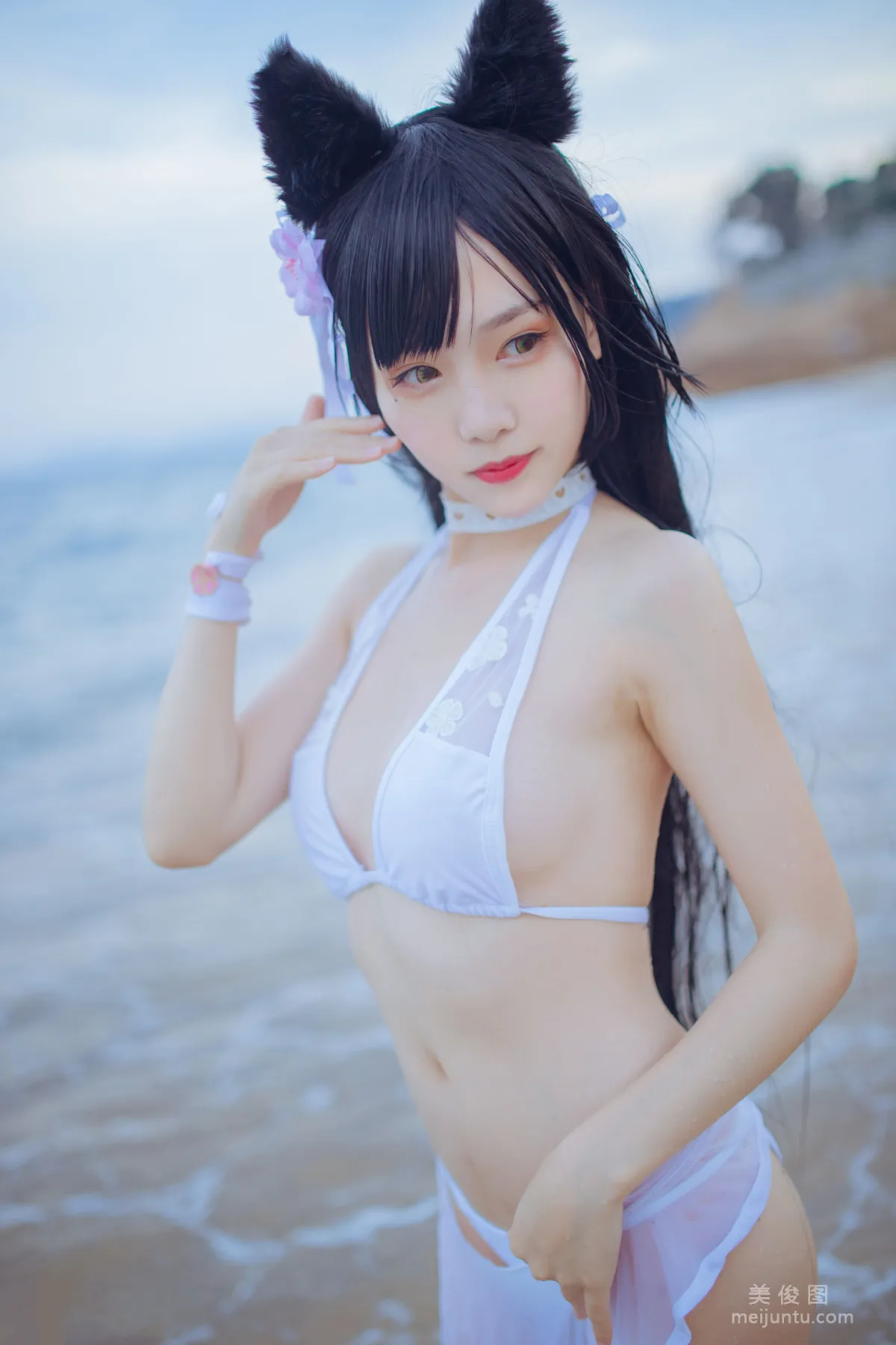 Douniang Lishi x Bu Daimao, Mastiff Beach Swimwear Photo Set photo 16