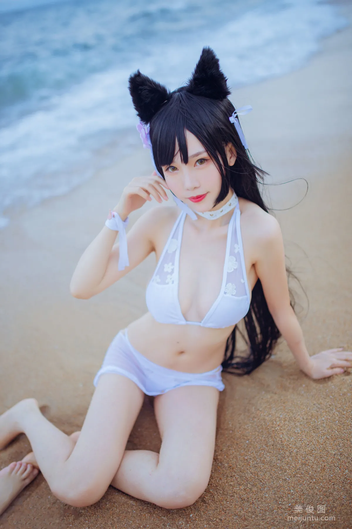 Douniang Lishi x Bu Daimao, Mastiff Beach Swimwear Photo Set photo 30