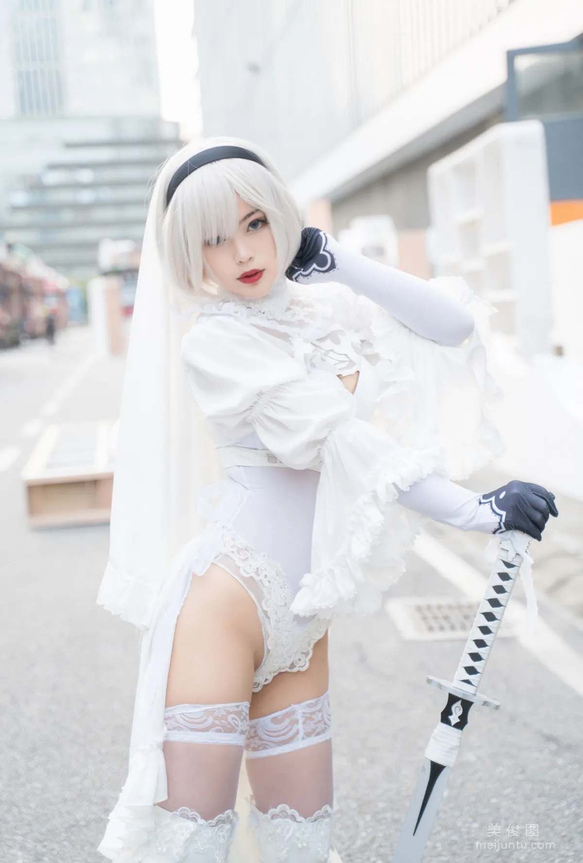 [美女Coser] -白烨- 《2b全套》 写真集112