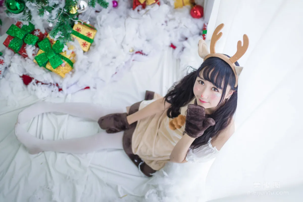 Mu Mianmian OwO, Santa Claus and Reindeer-chan Photo Set photo 37