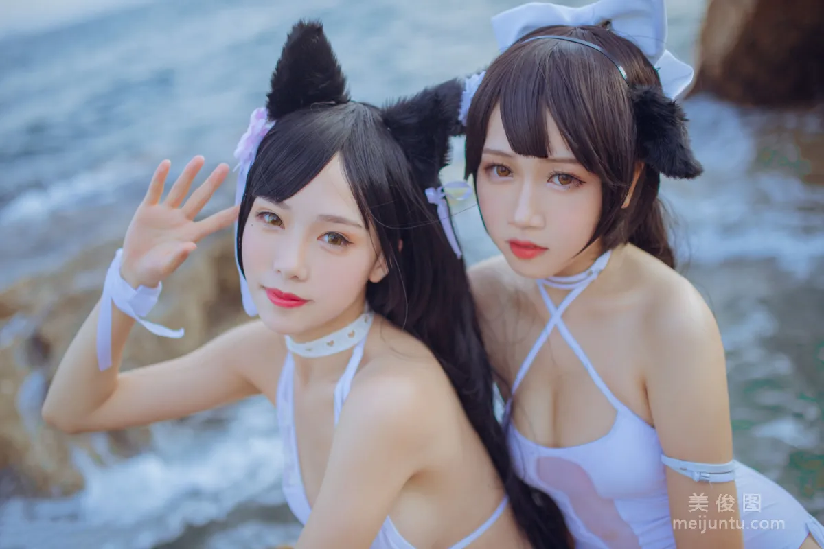 Douniang Lishi x Bu Daimao, Mastiff Beach Swimwear Photo Set photo 18