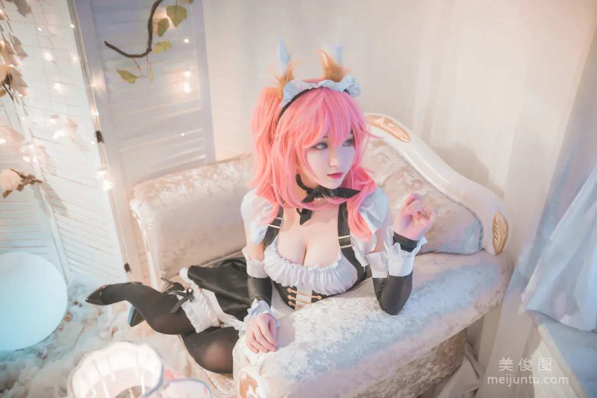 Beauty Coser Tieban Shaogui Wu w 'Tamamo-no-Mae Maid' Photo Set photo 20