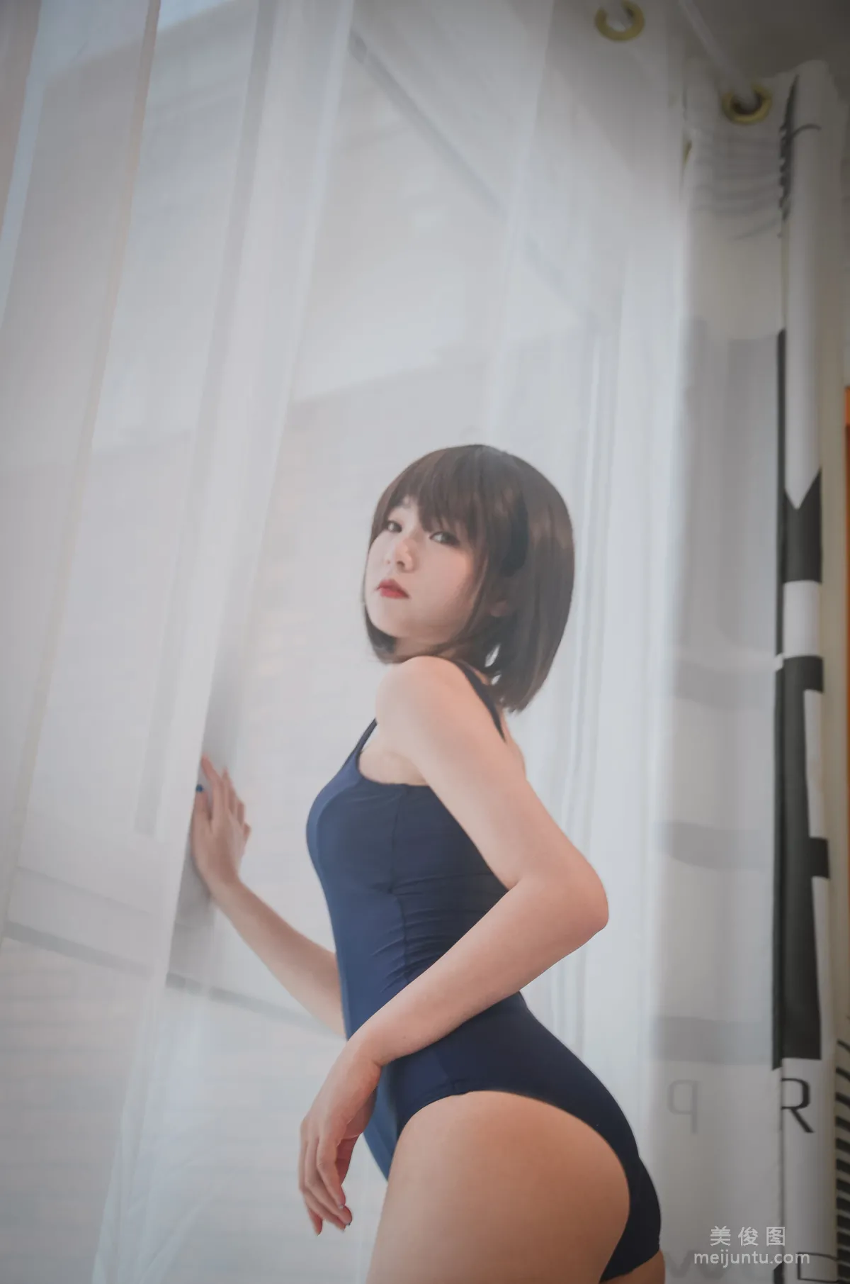 Cute Girl Shi Qingshui, School Swimsuit, Photo Set photo 2