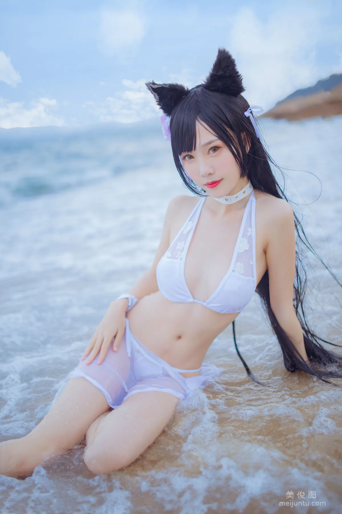 Douniang Lishi x Bu Daimao, Mastiff Beach Swimwear Photo Set photo 38