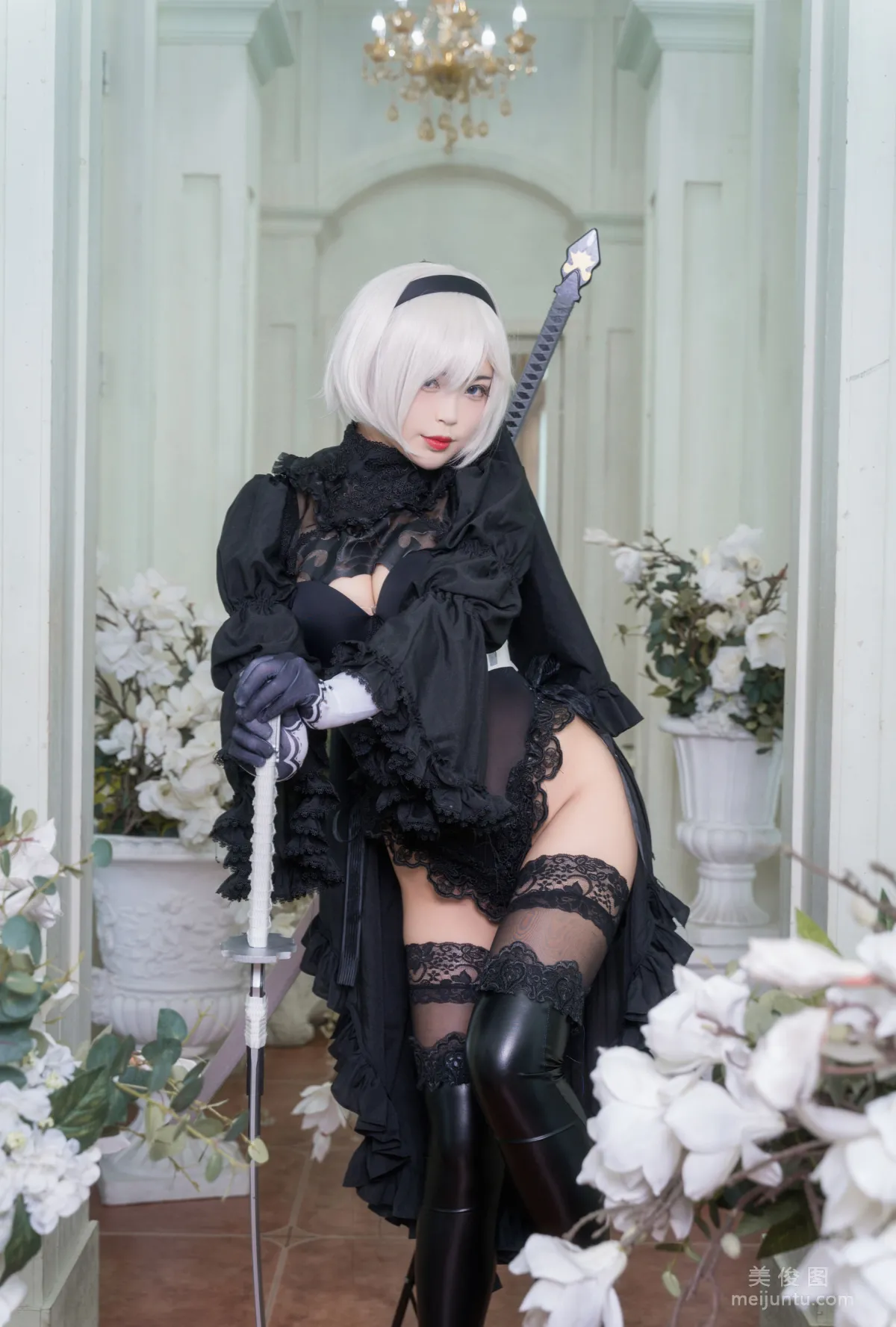 [美女Coser] -白烨- 《2b全套》 写真集5