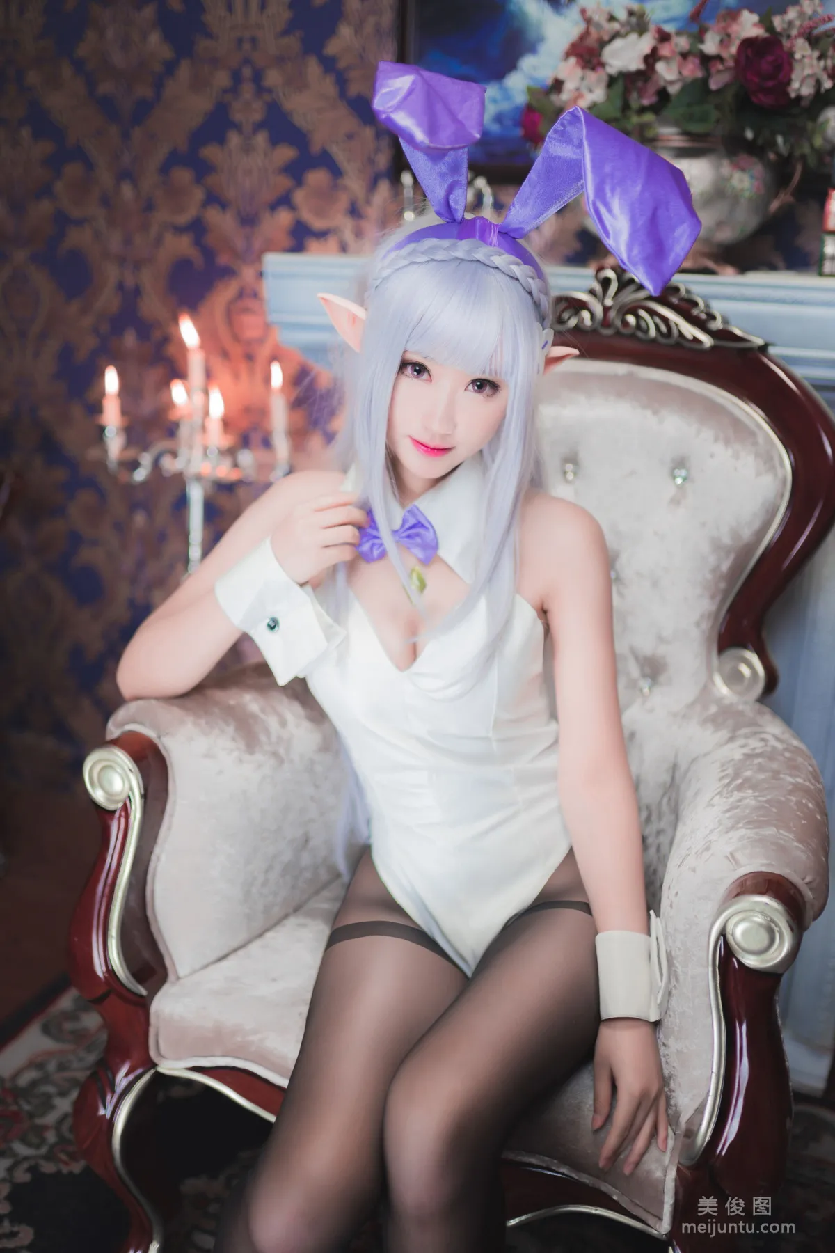Cosplay Mo Xiaowu, Aimi Liya Bunny Girl, Photo Set photo 11