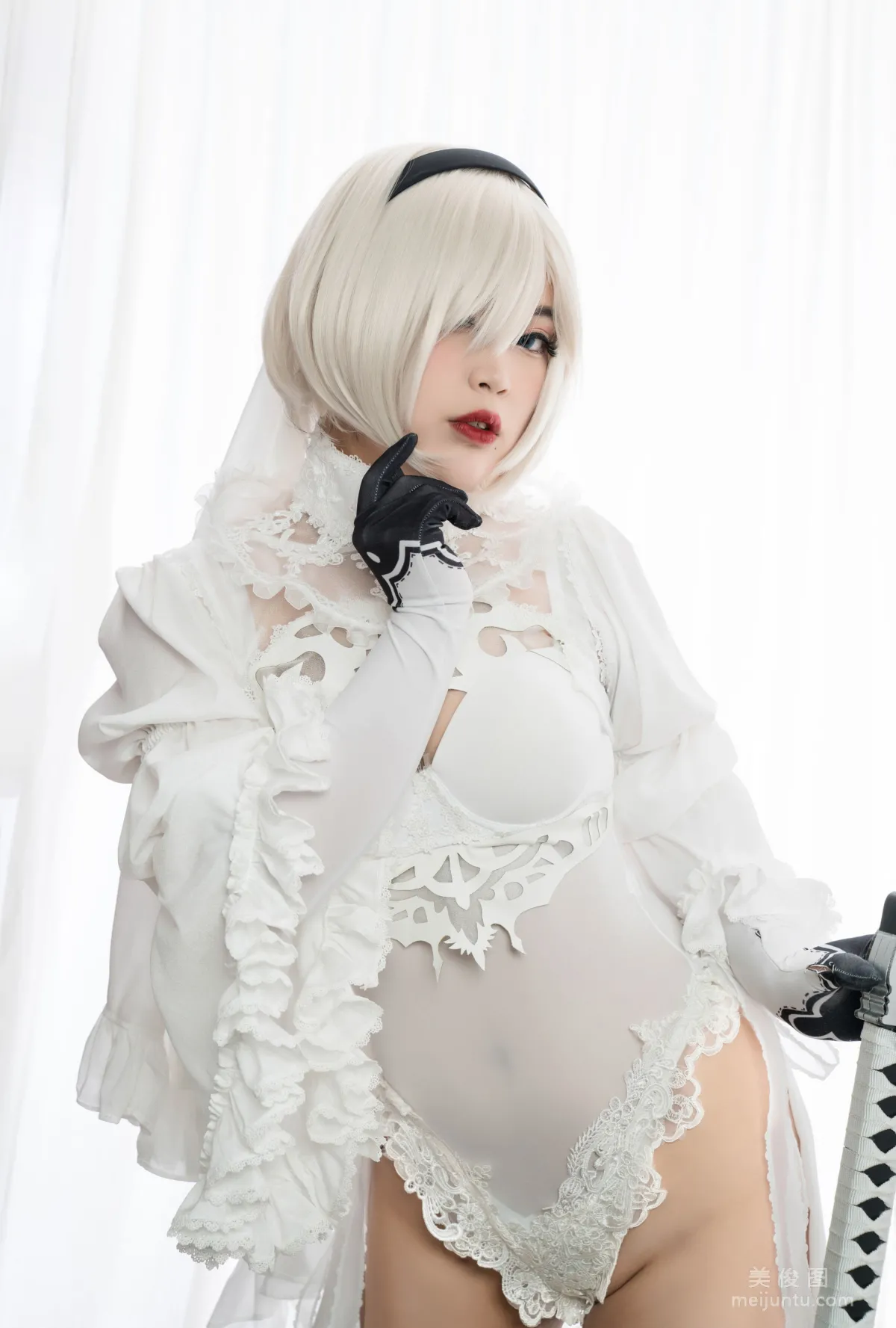[美女Coser] -白烨- 《2b全套》 写真集33