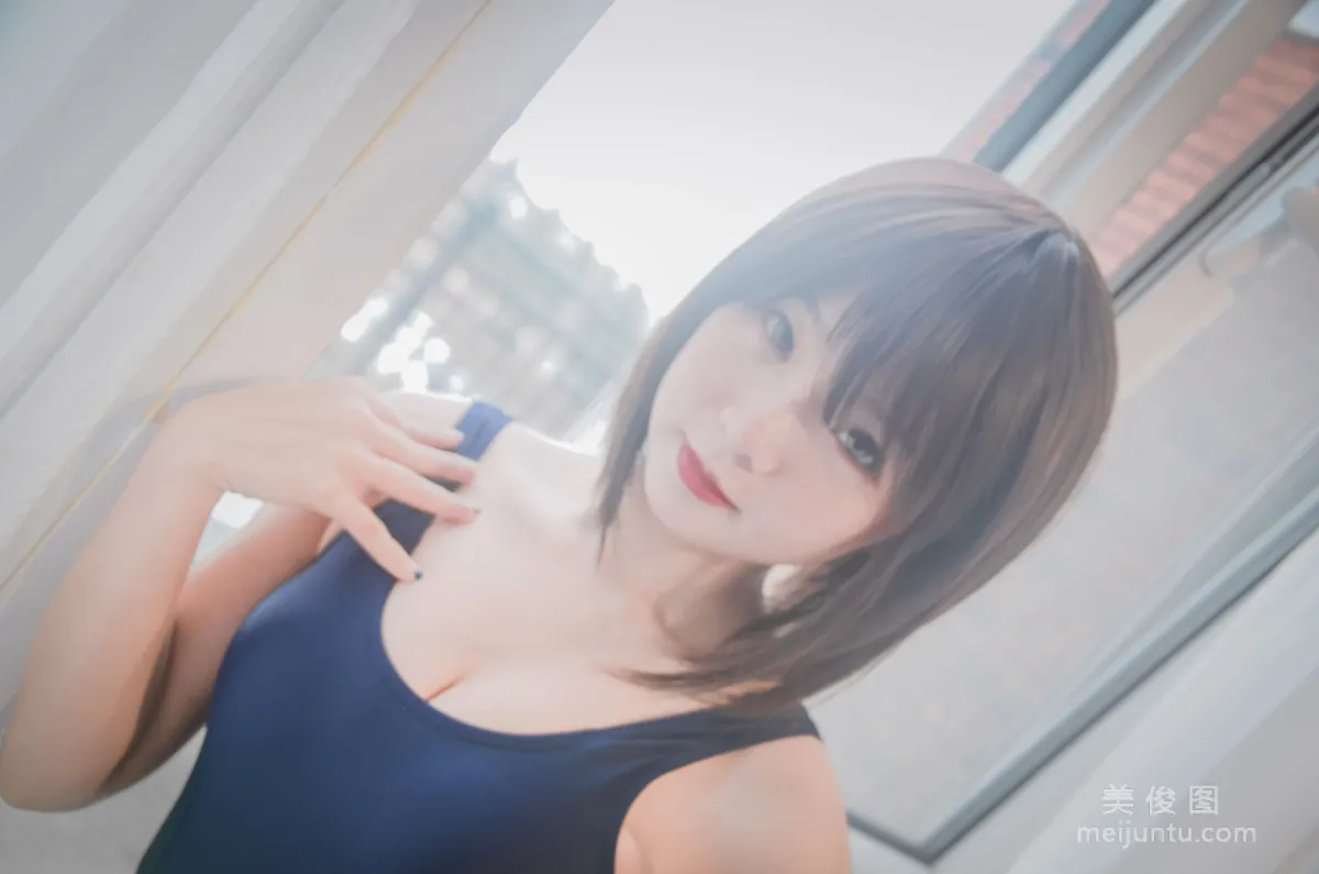 Cute Girl Shi Qingshui, School Swimsuit, Photo Set photo 14