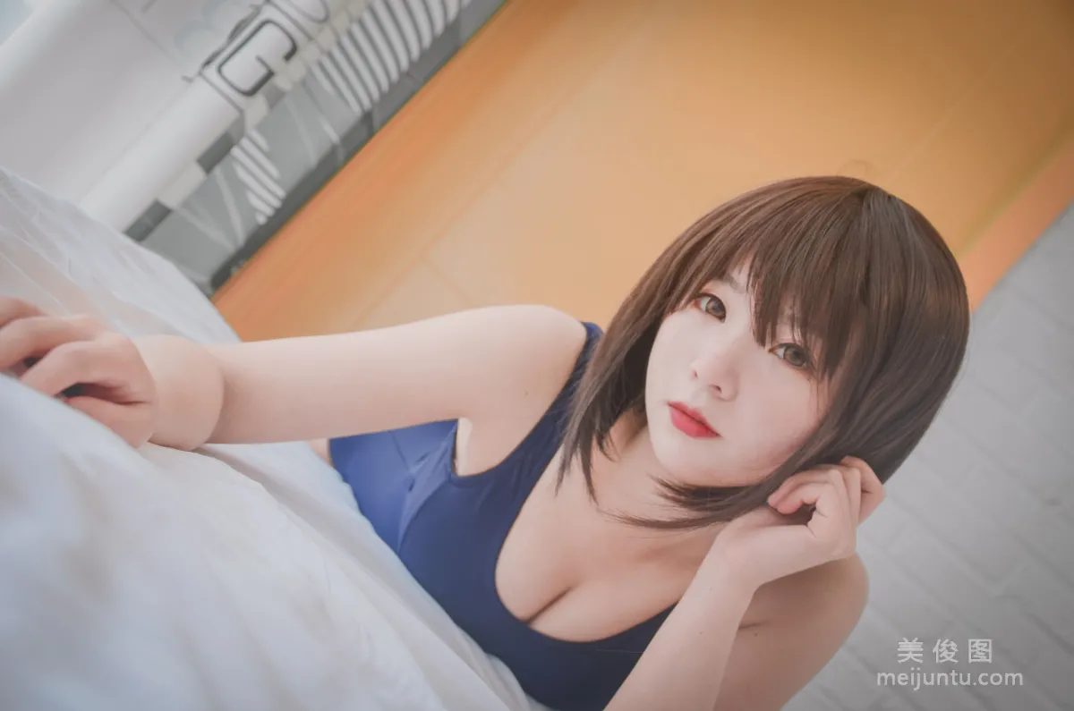 Cute Girl Shi Qingshui, School Swimsuit, Photo Set photo 18