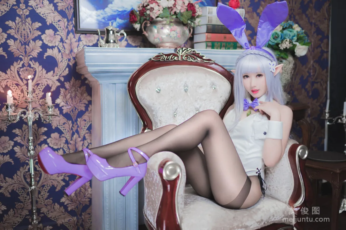 Cosplay Mo Xiaowu, Aimi Liya Bunny Girl, Photo Set photo 2