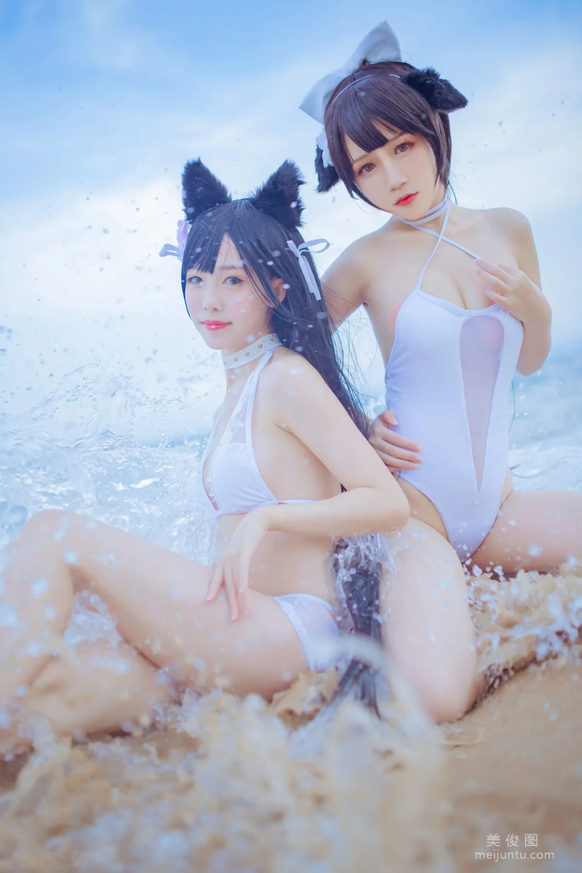 Douniang Lishi x Bu Daimao, Mastiff Beach Swimwear Photo Set photo 31