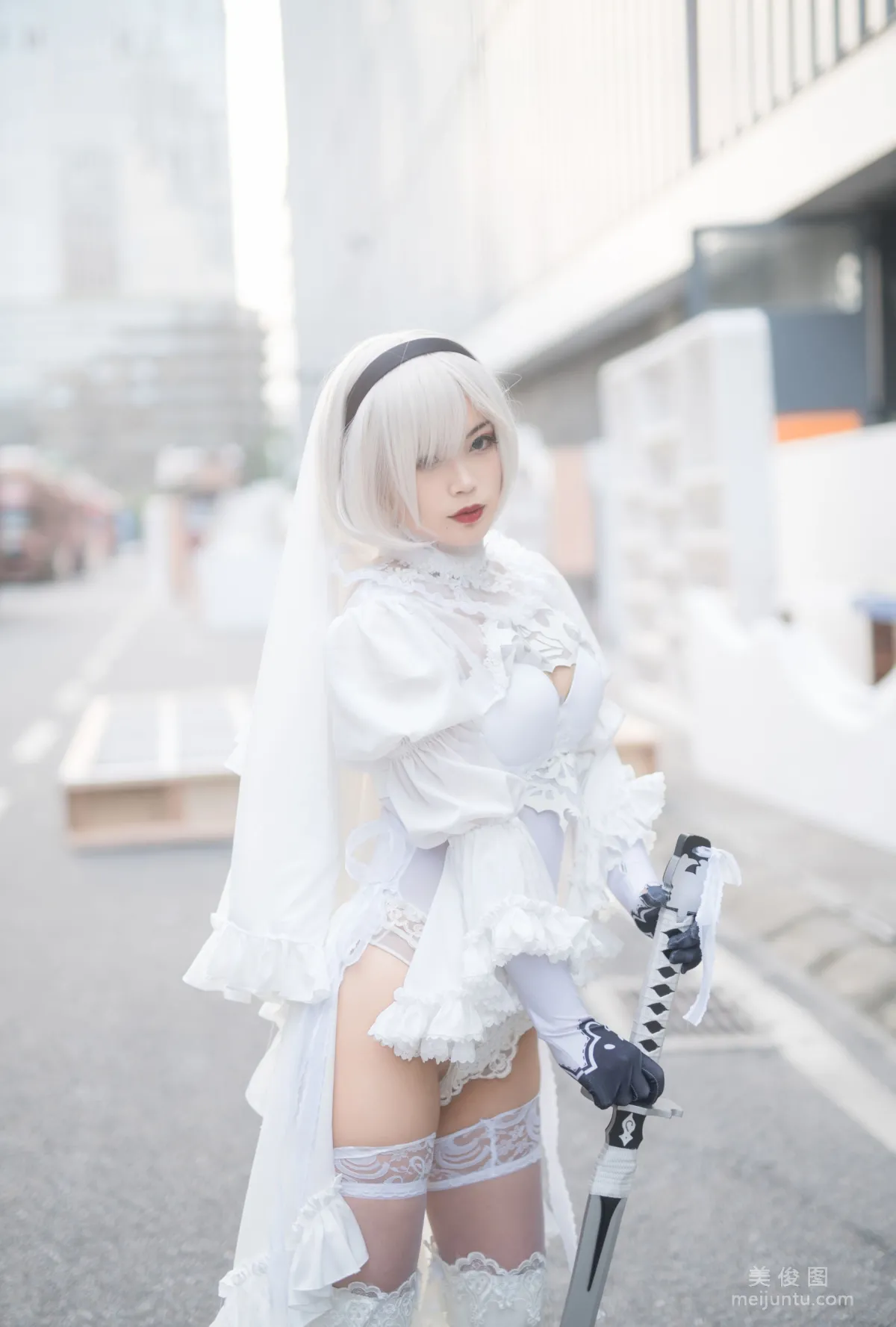 [美女Coser] -白烨- 《2b全套》 写真集116