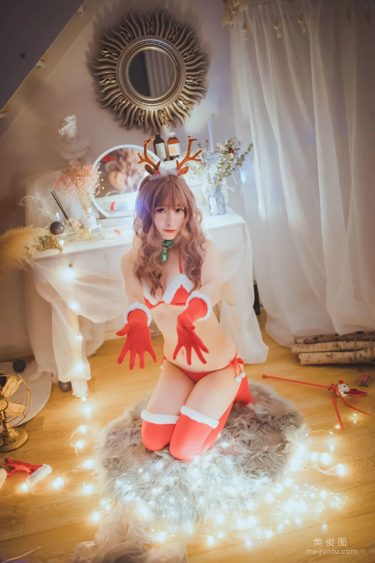 甜糖大魔王g&妖时雨harukaze 《圣诞恋歌双人麋鹿》 写真集3