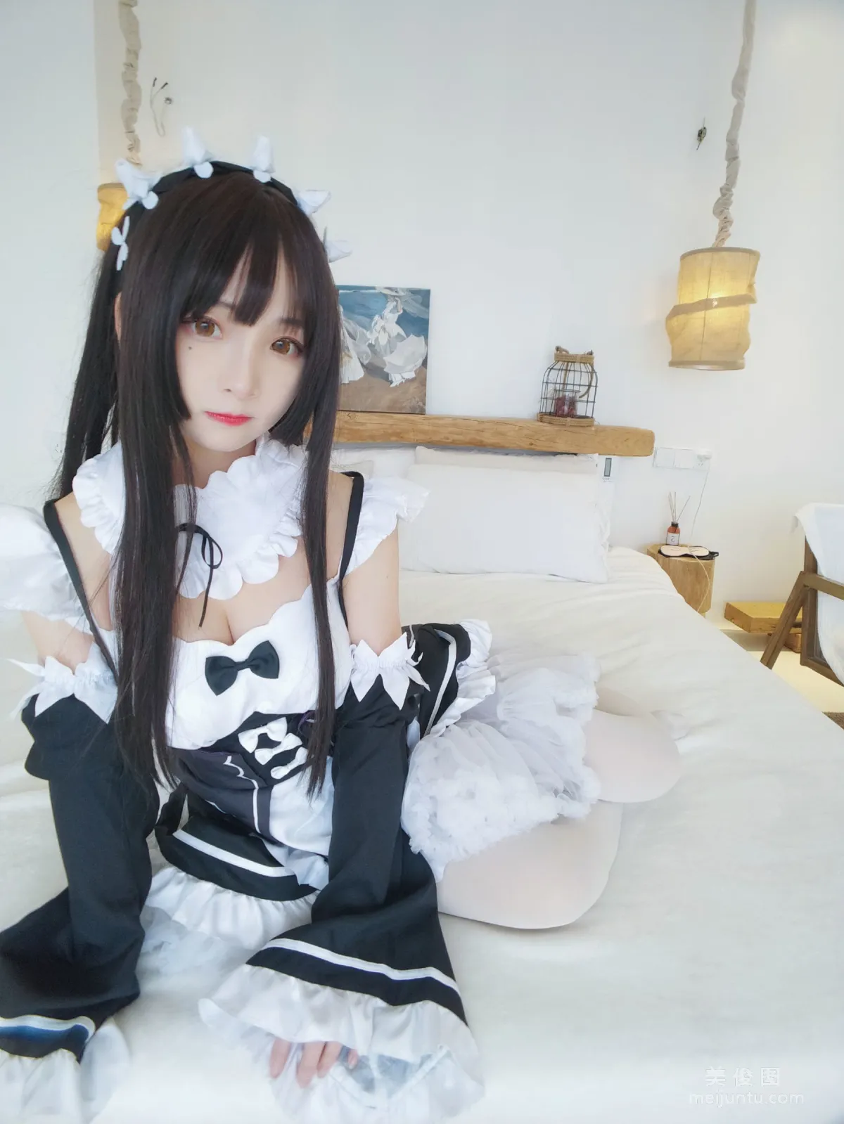[Web Idols Coser] Guchuan kagura, Black and White Maid, Photo Set photo 35