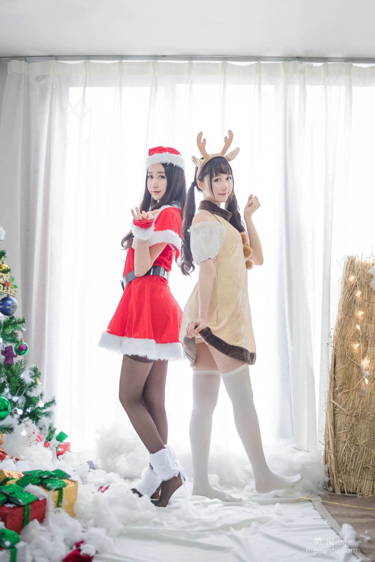 Mu Mianmian OwO, Santa Claus and Reindeer-chan Photo Set photo 20