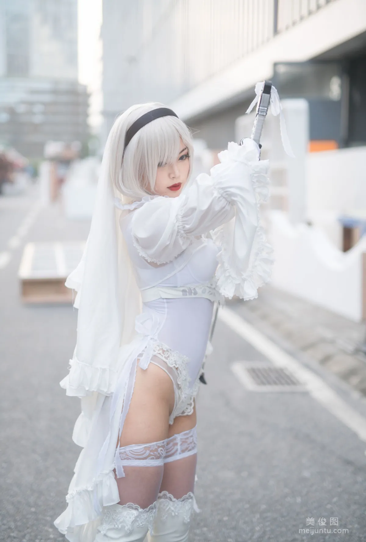[美女Coser] -白烨- 《2b全套》 写真集117