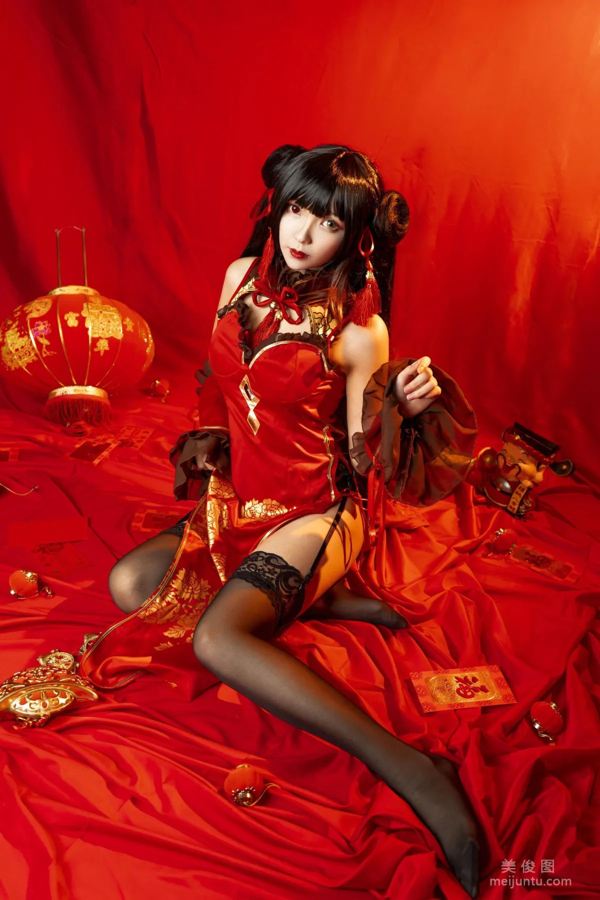 Coser Model Yanzi Jianbu Kecui 'Kurumi New Year' Photo Set photo 7