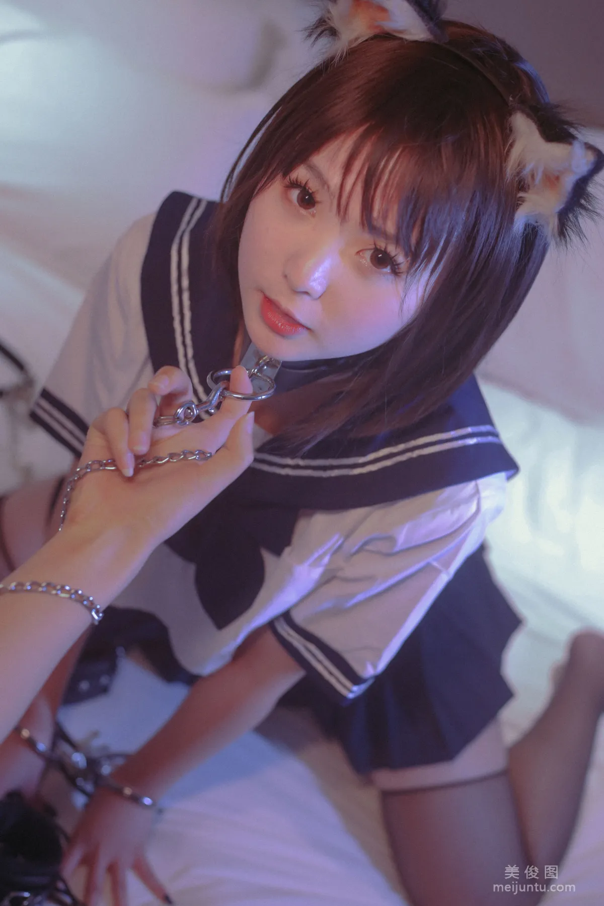 [美女Coser] 是青水 《猫耳调教》 写真集16