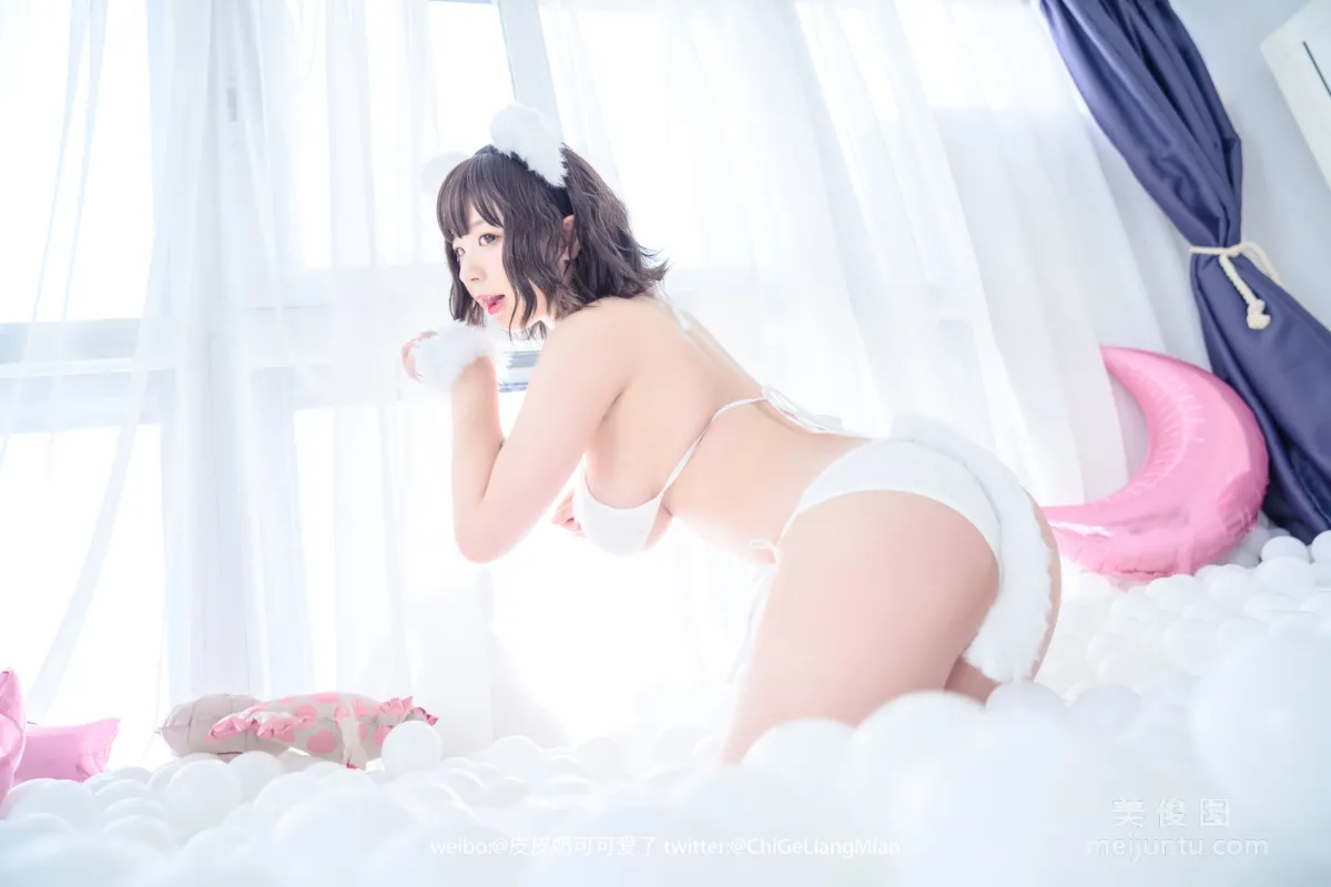 [美女Coser] 皮皮奶可可爱了啦 《白猫》 写真集36