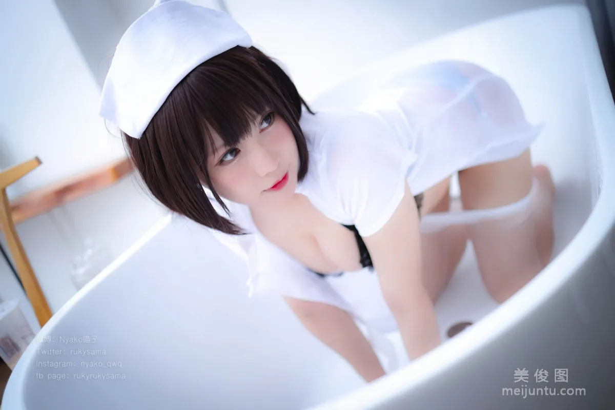 Nyako喵子 《白絲護士服》 寫真集 66