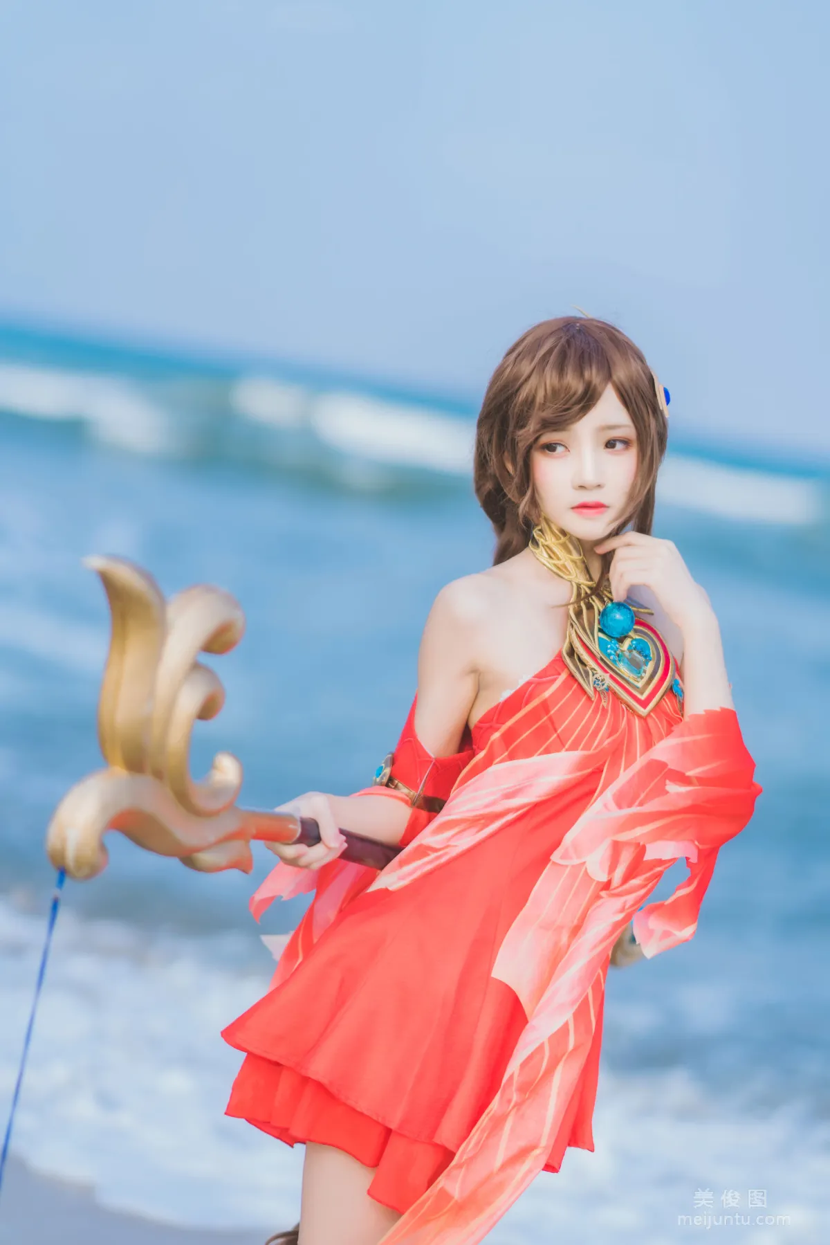 [美女Coser] 桜桃喵 《王者荣耀 大乔》 写真集18