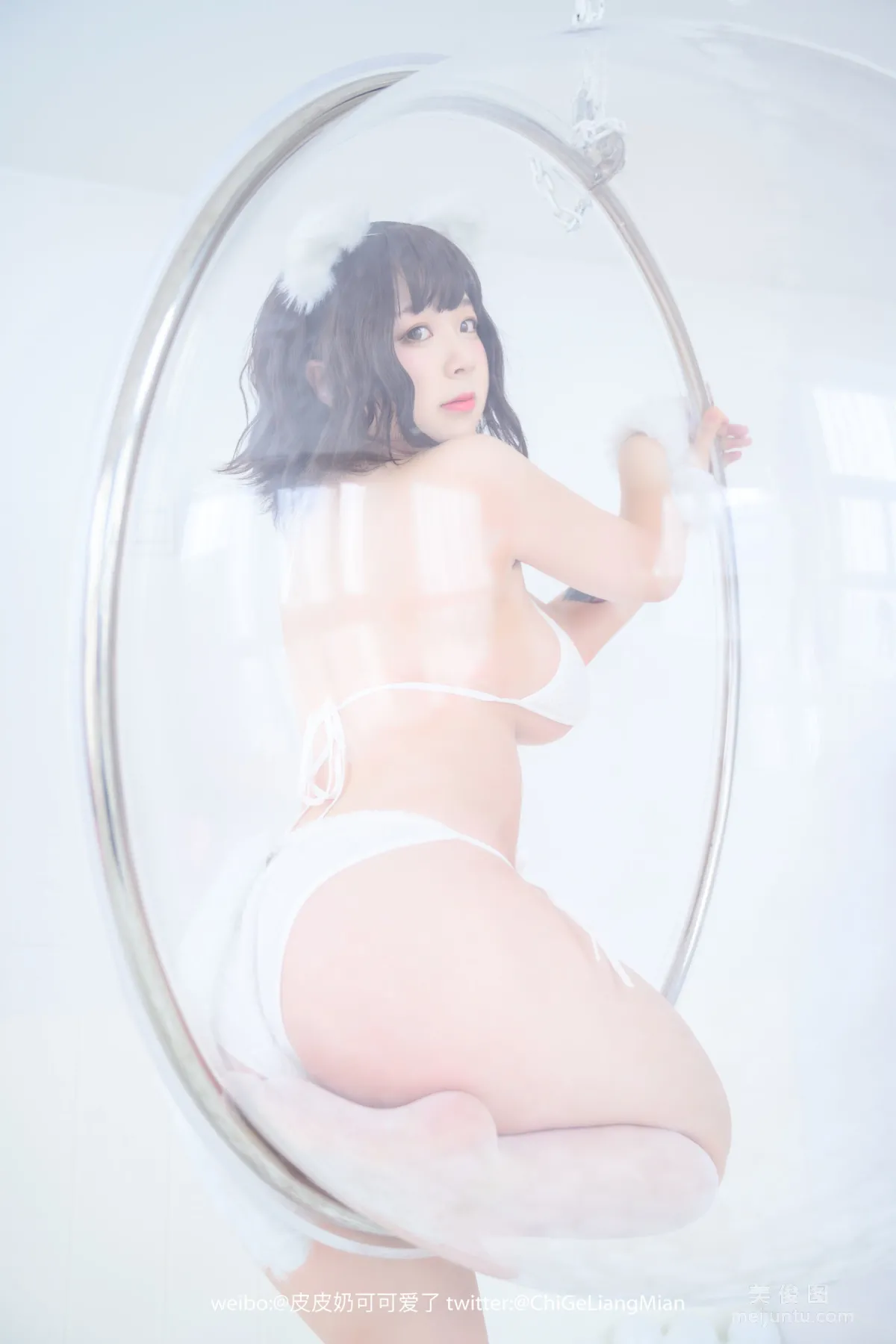 [美女Coser] 皮皮奶可可爱了啦 《白猫》 写真集28