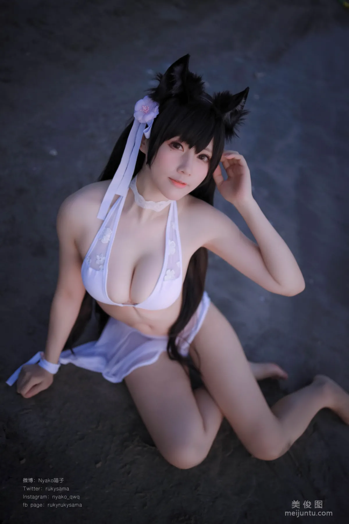 [Web Idols] Nyako Miaozi, Atago Swimsuit, Photo Set photo 23