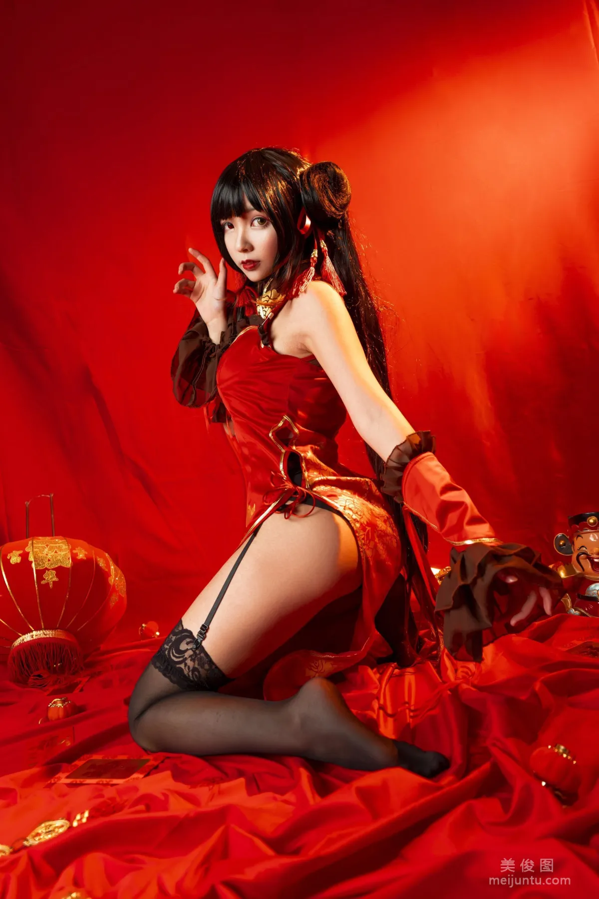 Coser Model Yanzi Jianbu Kecui 'Kurumi New Year' Photo Set photo 13