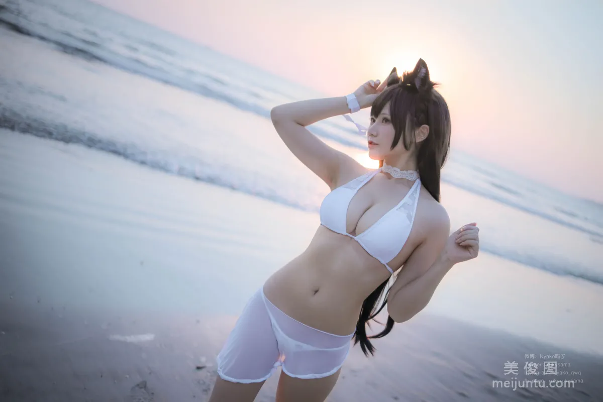 [Web Idols] Nyako Miaozi, Atago Swimsuit, Photo Set photo 3