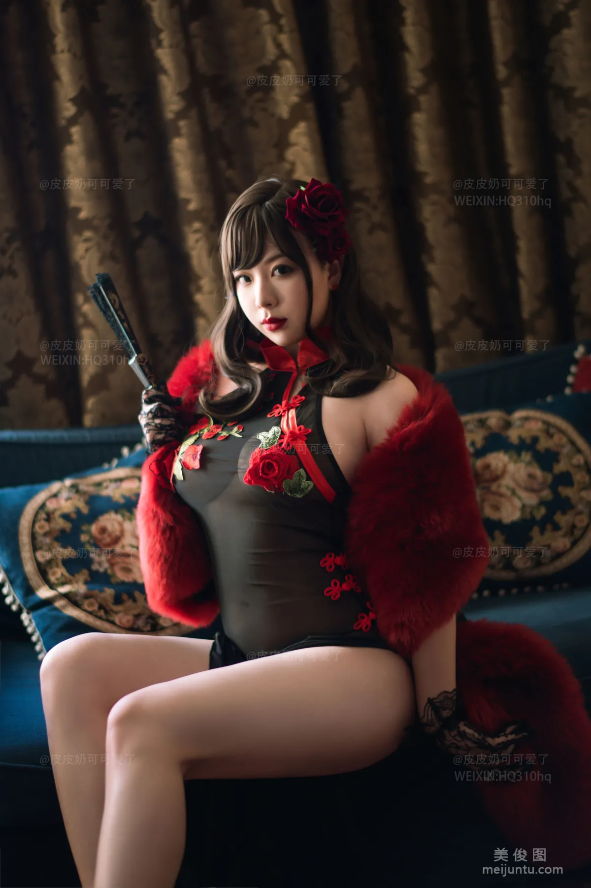 [美女Coser] 皮皮奶可可愛了啦 《玫瑰》 寫真集 5