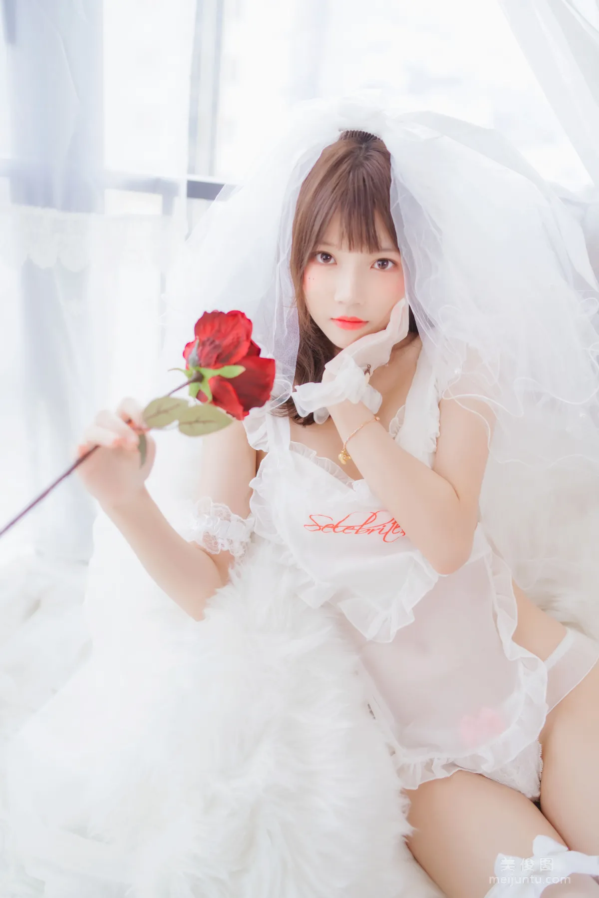 Coser桜桃喵 《轻纱02》 写真集16
