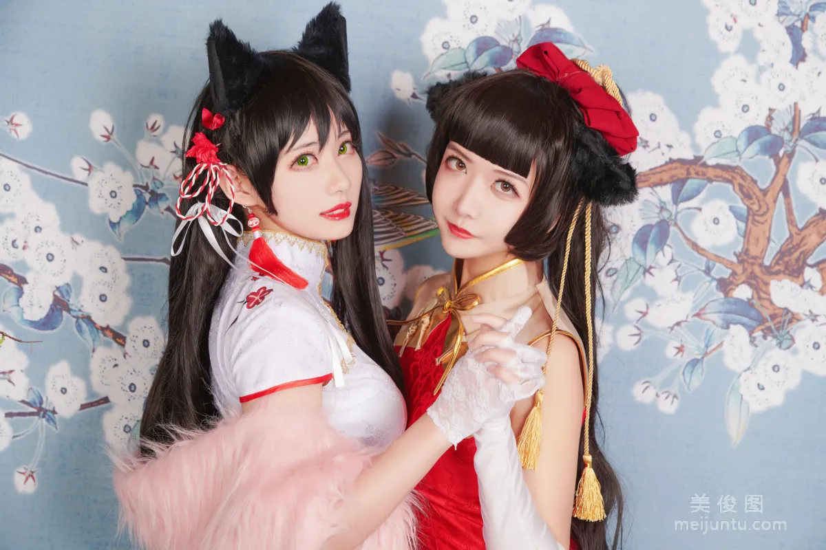 源紗希喵喵喵&amp;Meiyi_燭墨 《犬獒旗袍》 寫真集 4