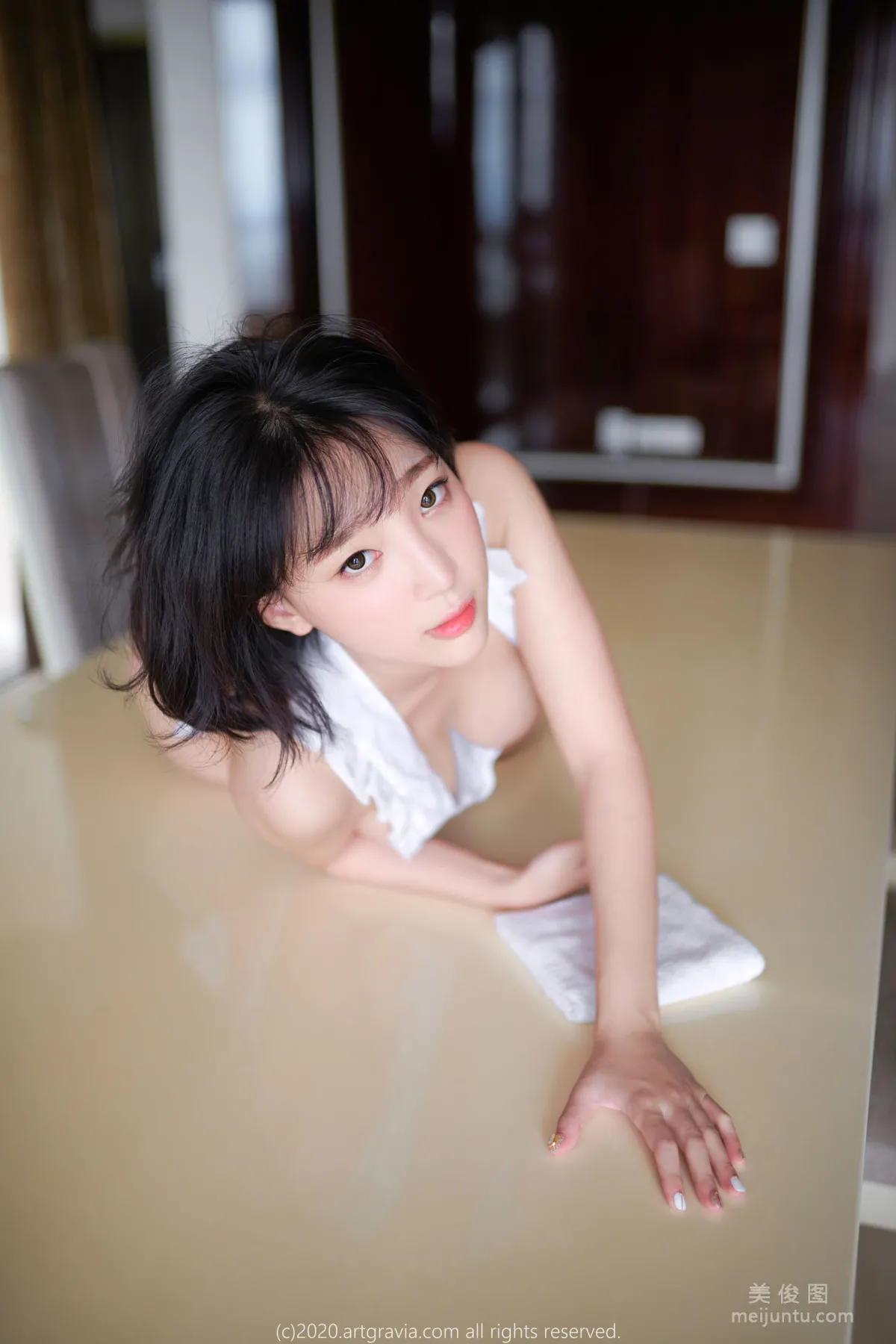 [ARTGRAVIA] VOL.134 姜仁卿 《性感厨娘+豹纹女郎》 写真集3