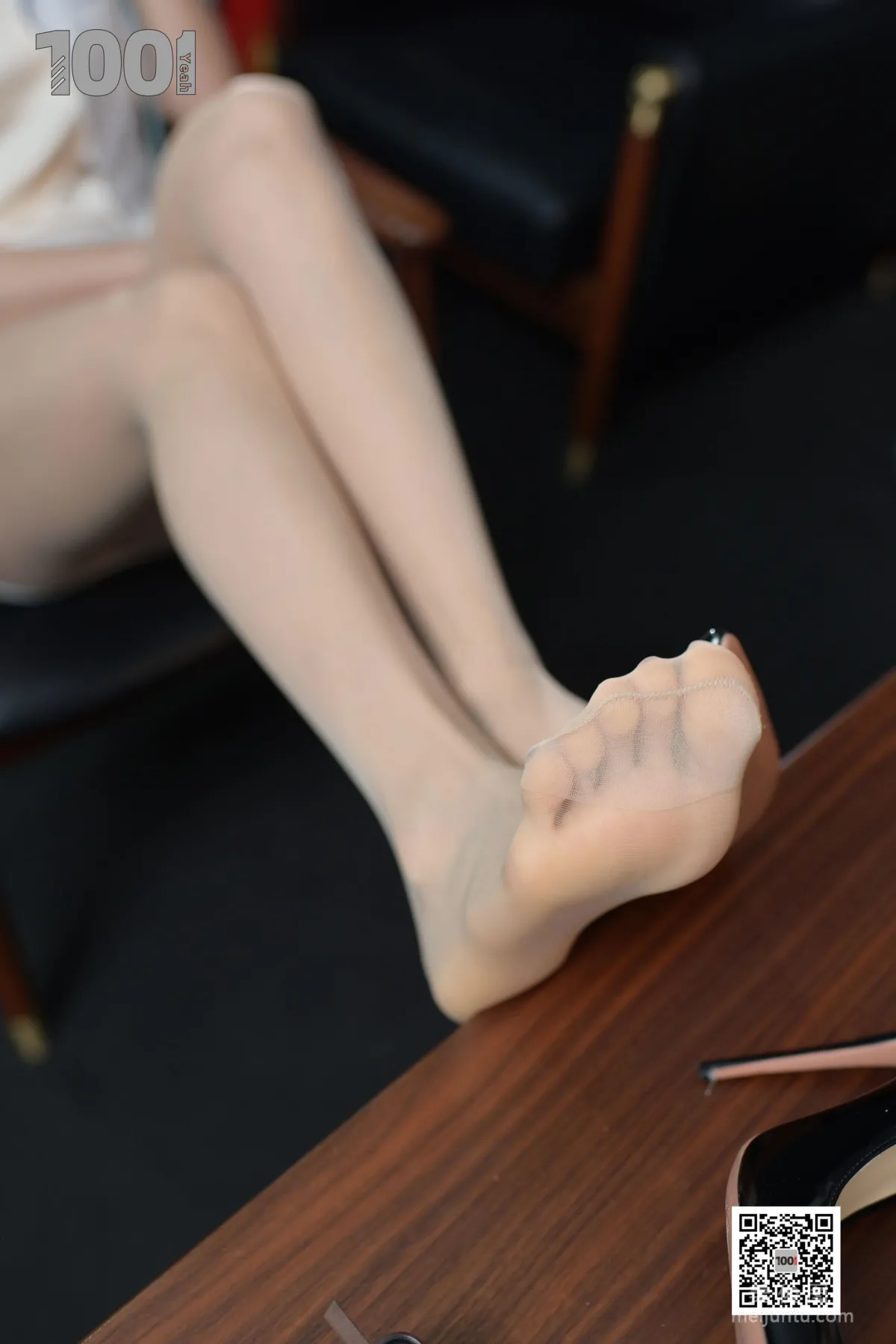[One Thousand and One Nights] Model: Lucy, Beautiful Doctor 3, Flesh-Colored Stockings and Silk Feet Photo Set photo 68