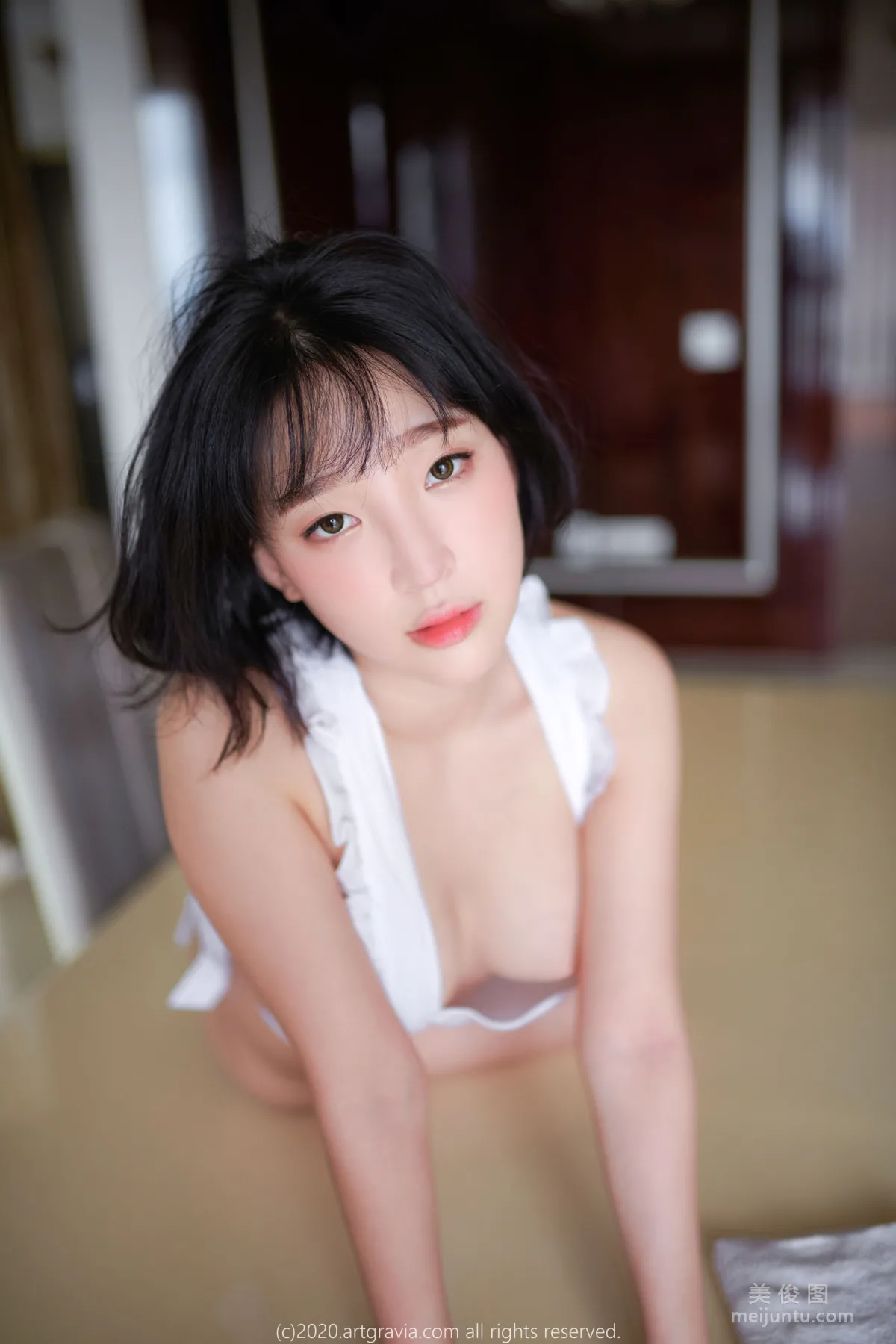 [ARTGRAVIA] VOL.134 姜仁卿 《性感厨娘+豹纹女郎》 写真集4